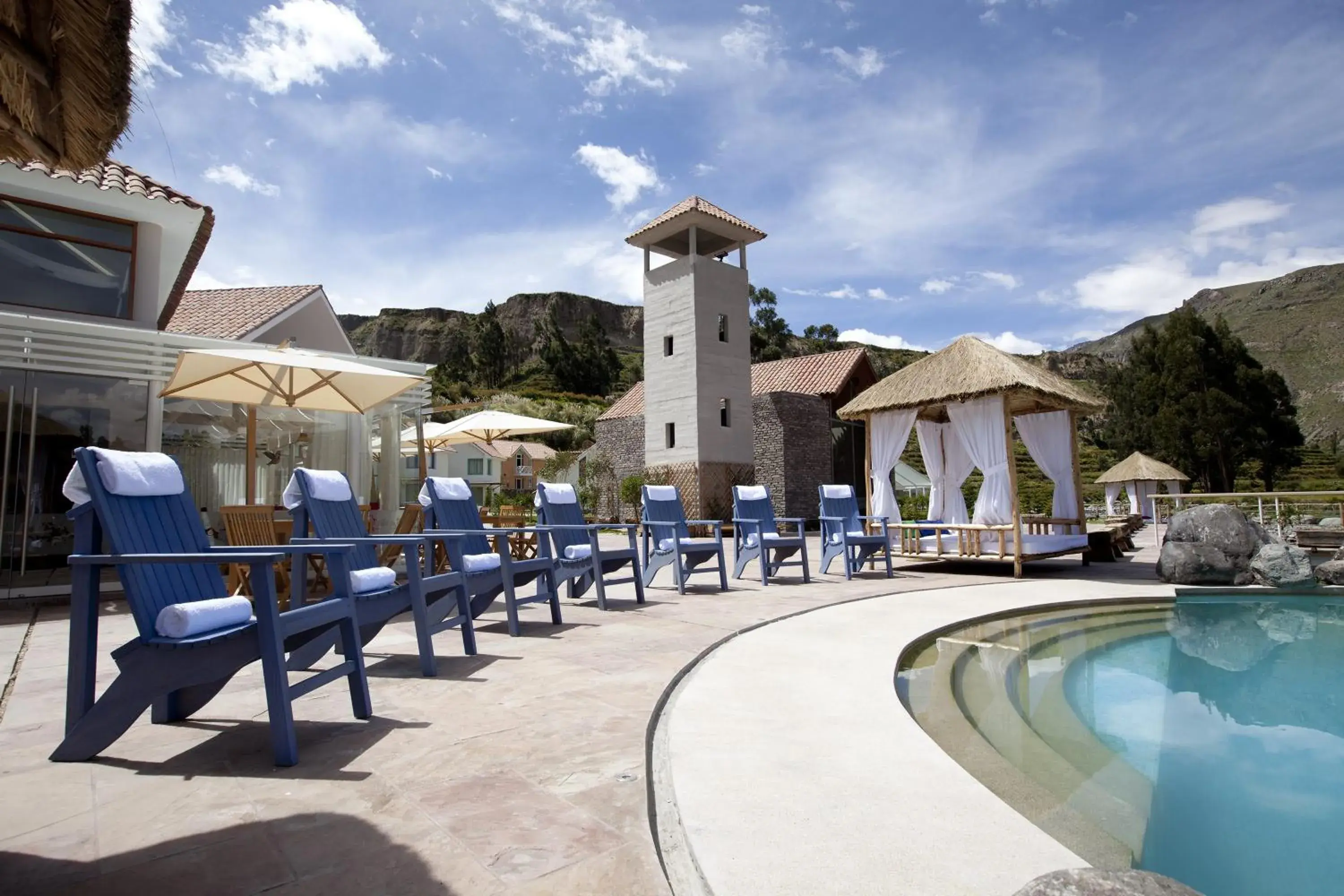 Swimming pool in Aranwa Pueblito Encantado del Colca Swimming pool in Aranwa Pueblito Encantado del Colca