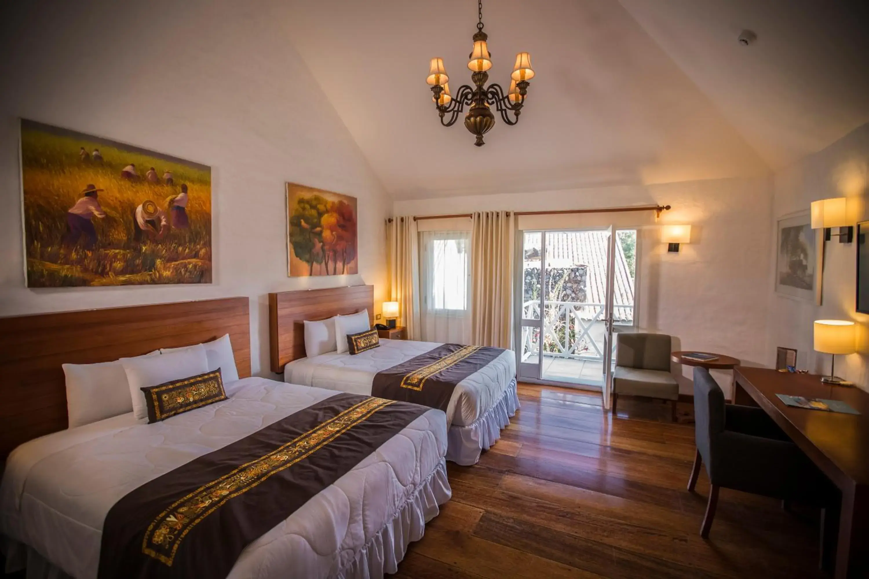 Bed in Aranwa Pueblito Encantado del Colca Bed in Aranwa Pueblito Encantado del Colca