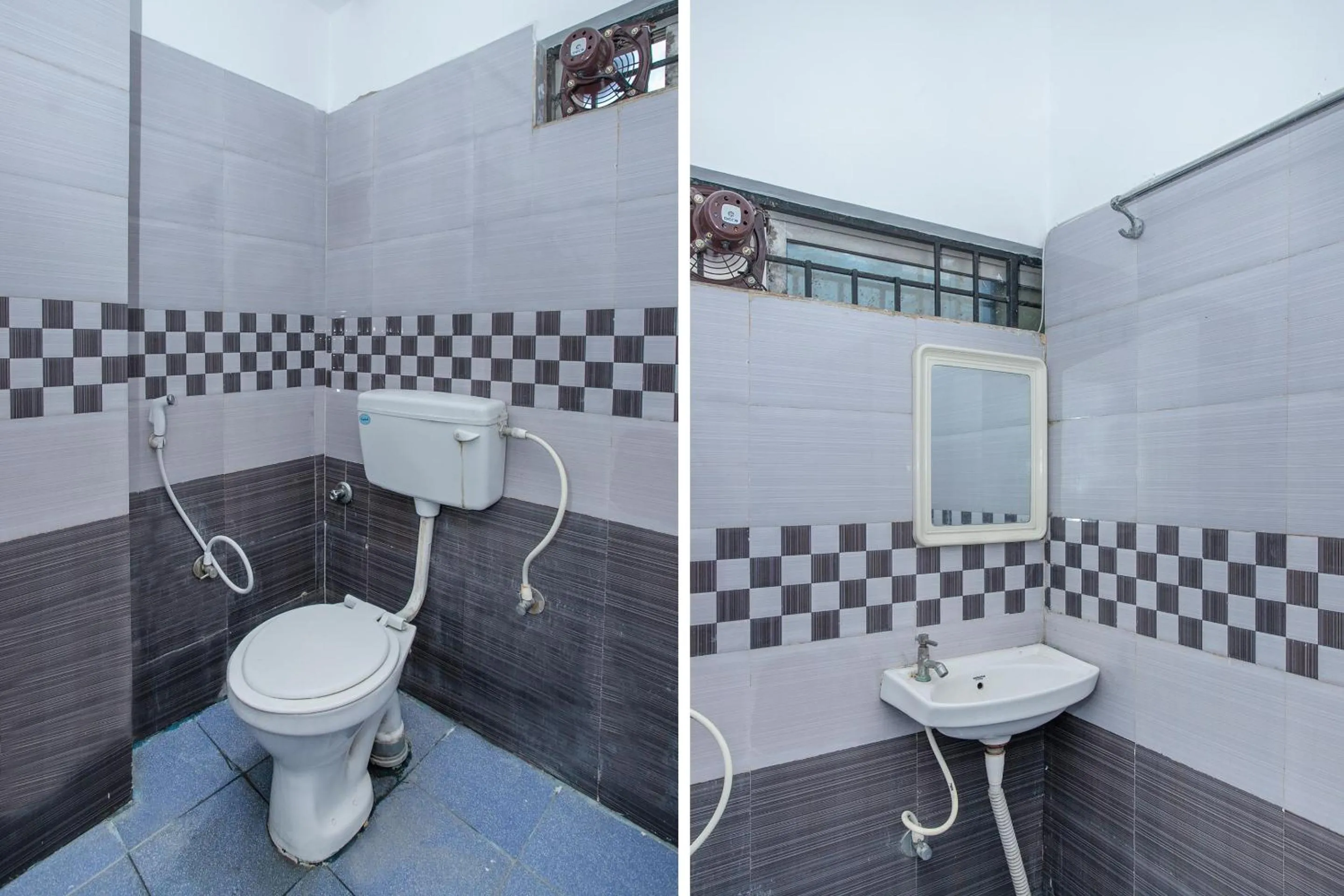 Bathroom in Hotel O Royal Residency Near Hare Krishna Hill