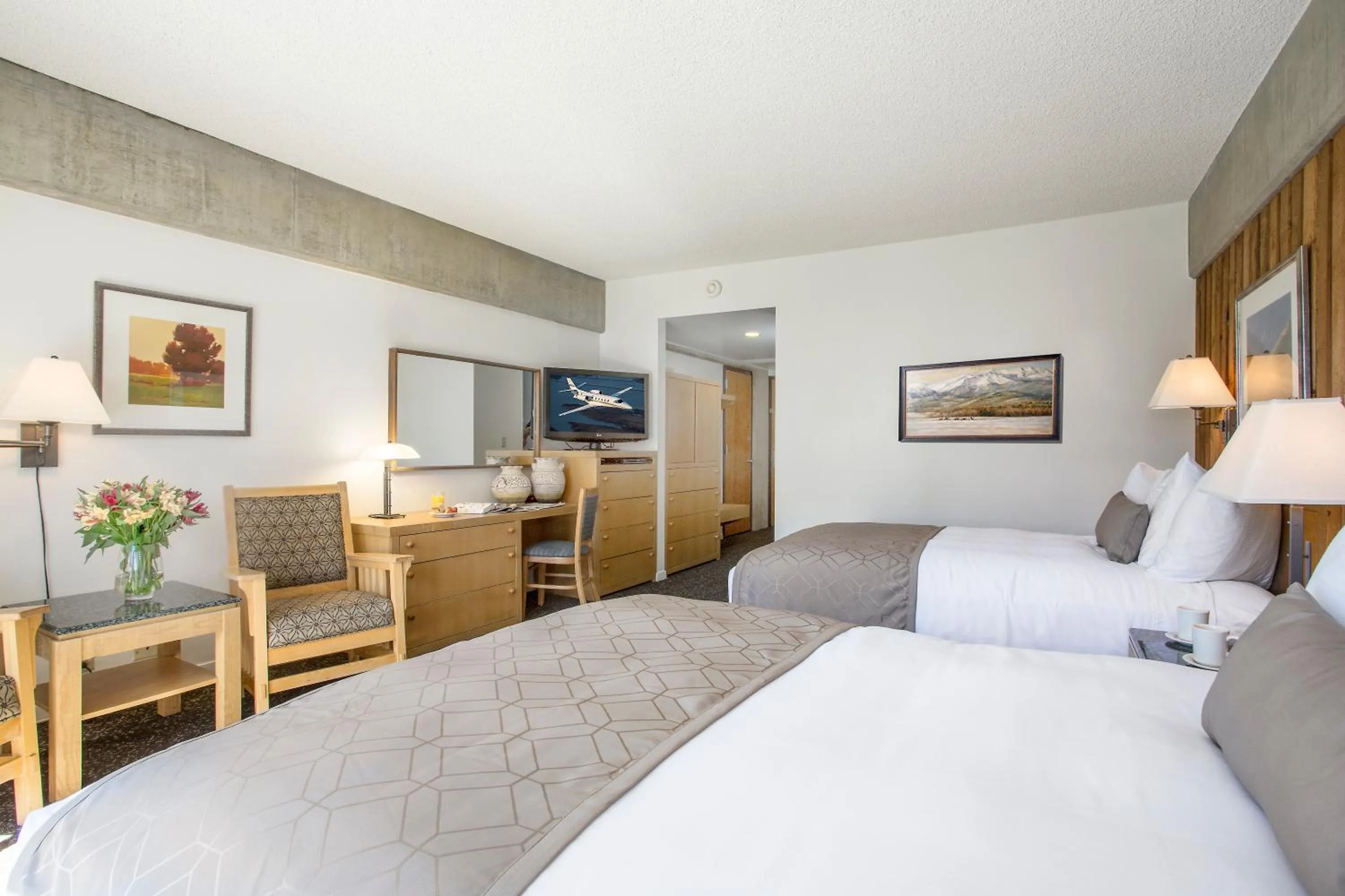 Bed in The Lodge at Snowbird