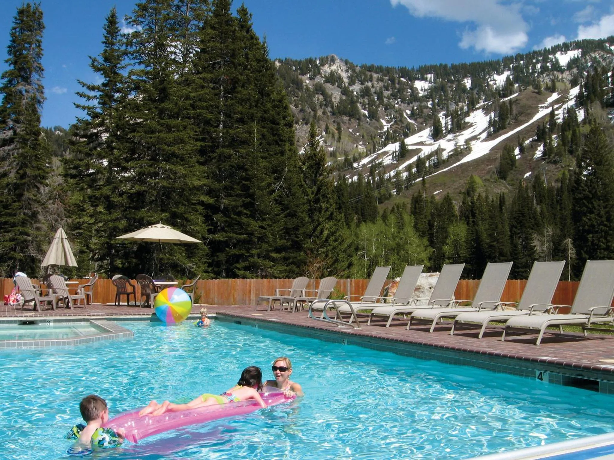 Swimming pool in The Lodge at Snowbird