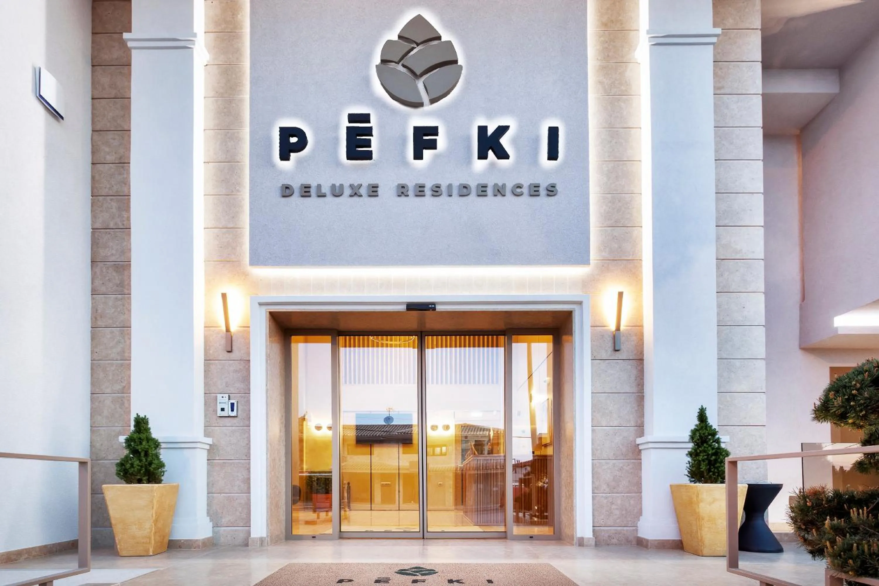 Facade/entrance in Pefki Deluxe Residences