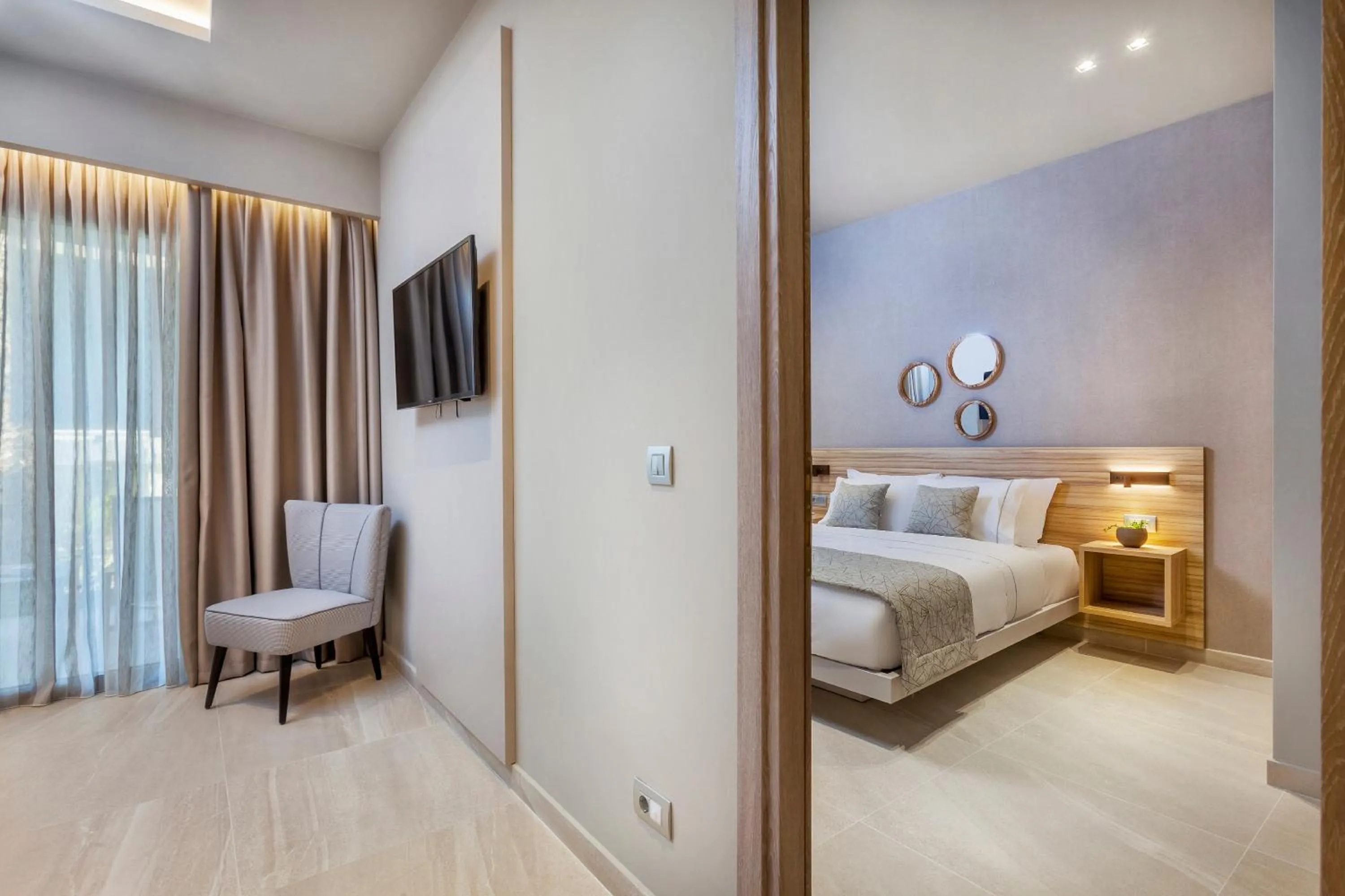 Bed in Pefki Deluxe Residences