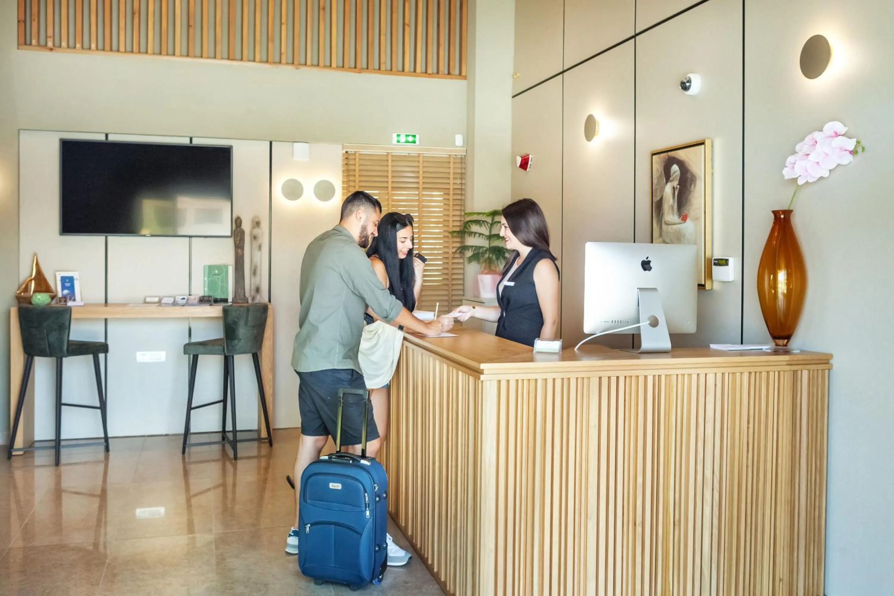 Lobby or reception in Pefki Deluxe Residences