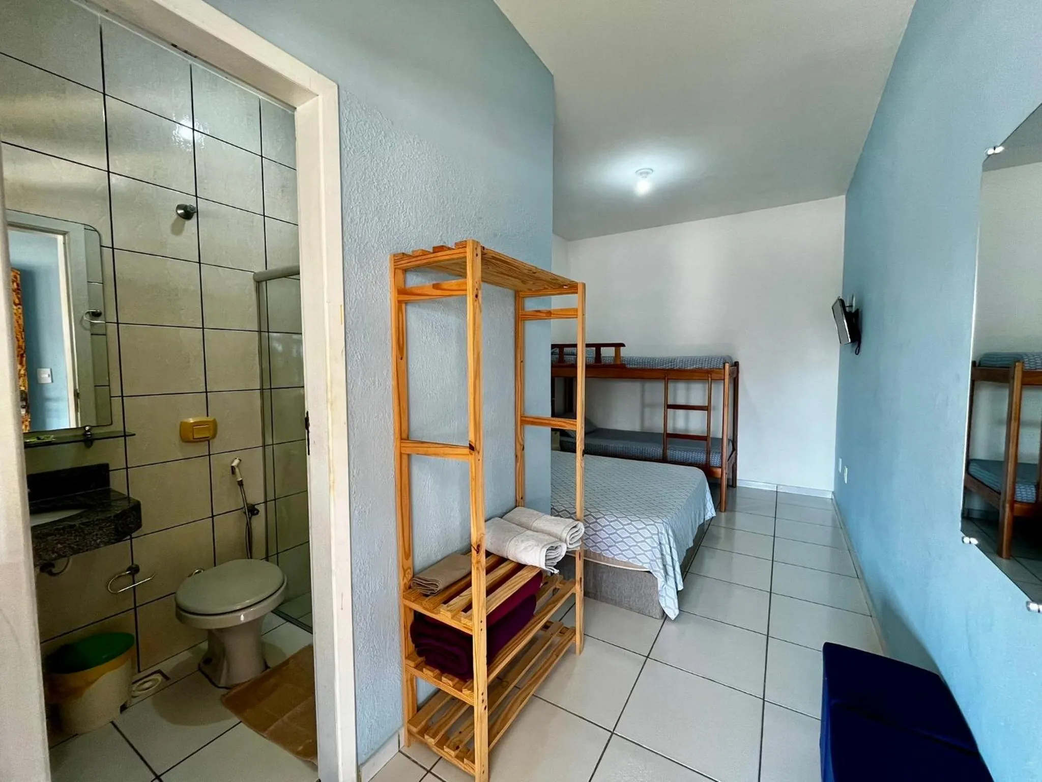 Bed in Pousada da Rose