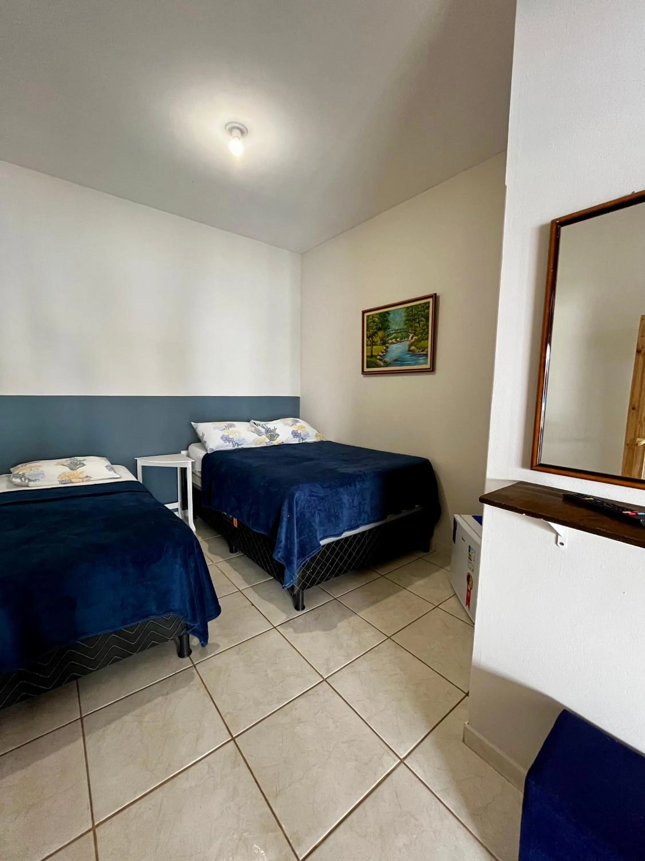 Bed in Pousada da Rose