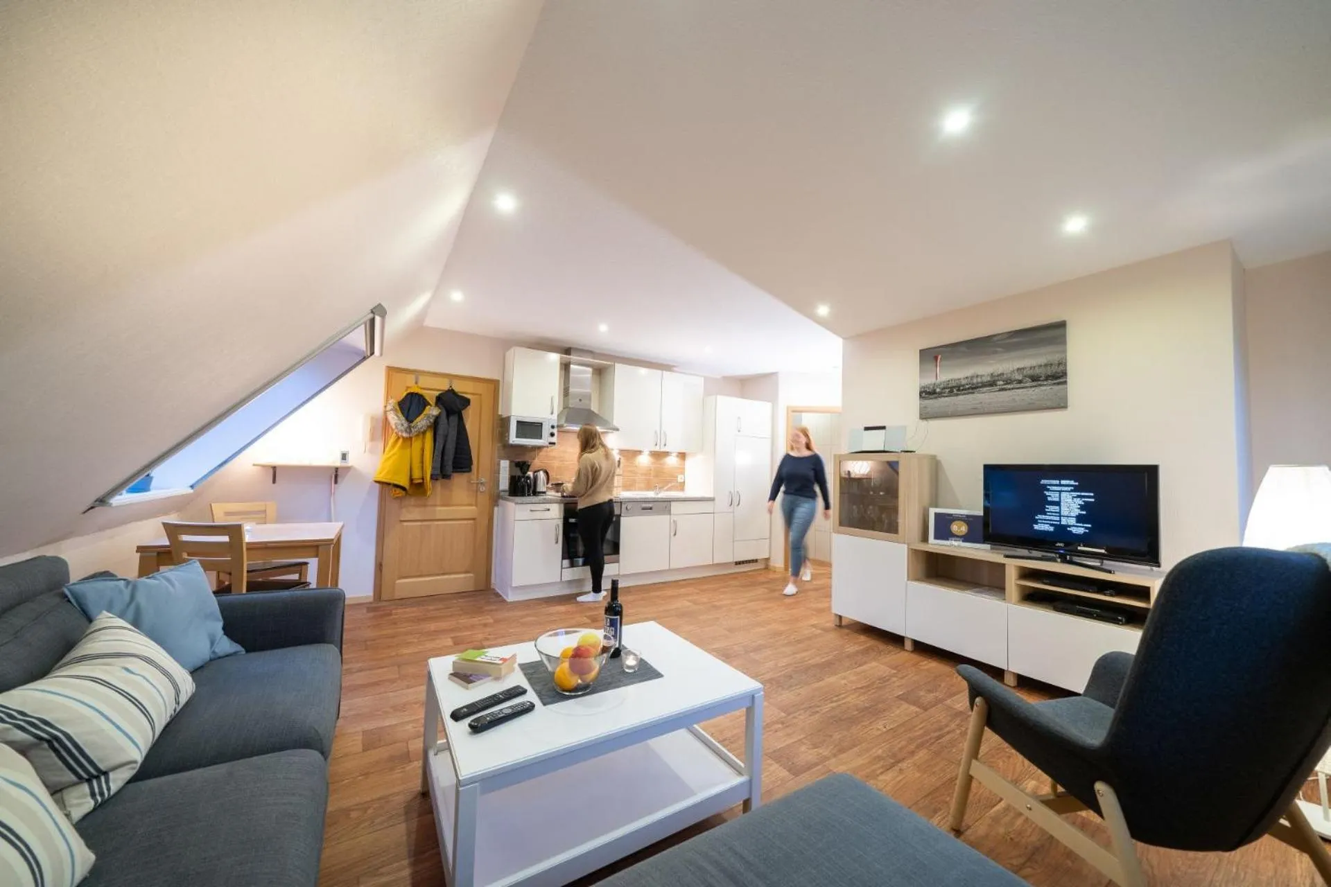 Living room in Ferienwohnung Kiebitz IV