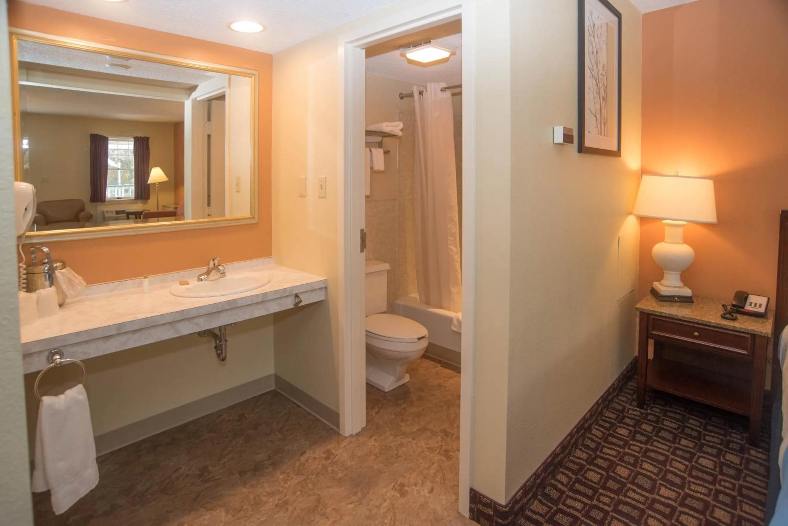 Bathroom in Colonnade Inn