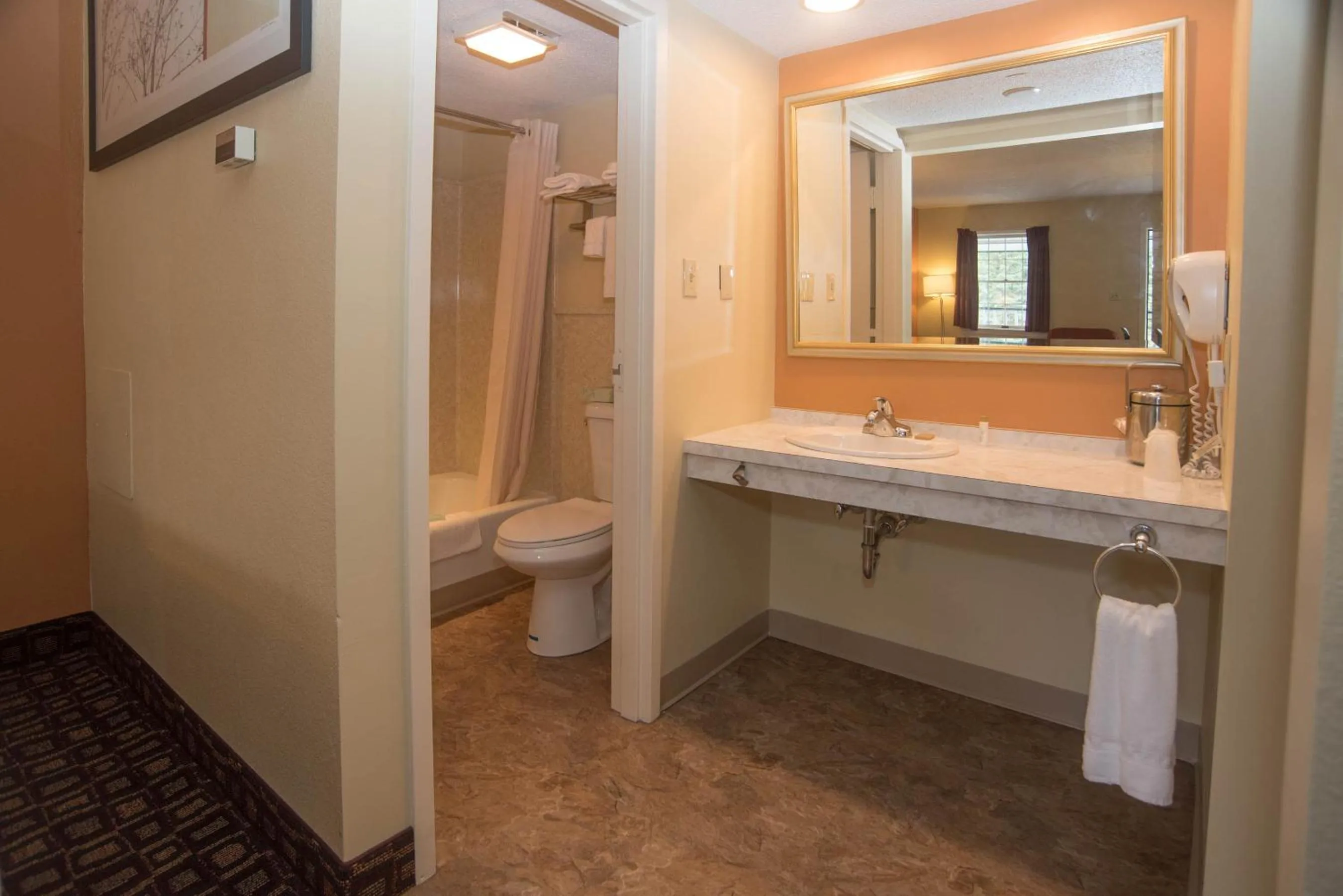 Bathroom in Colonnade Inn