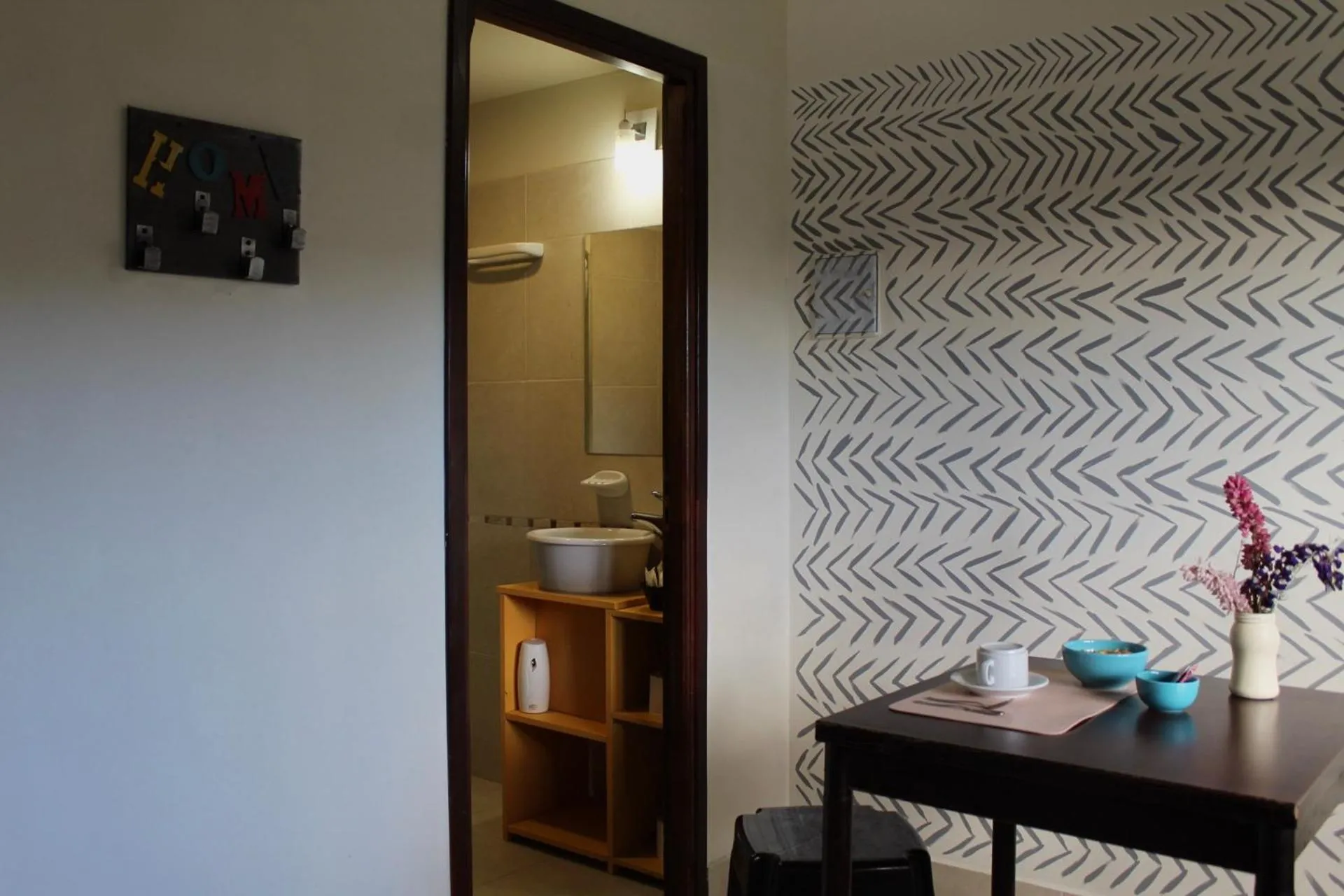 Bathroom in Hostería Los Gnomos
