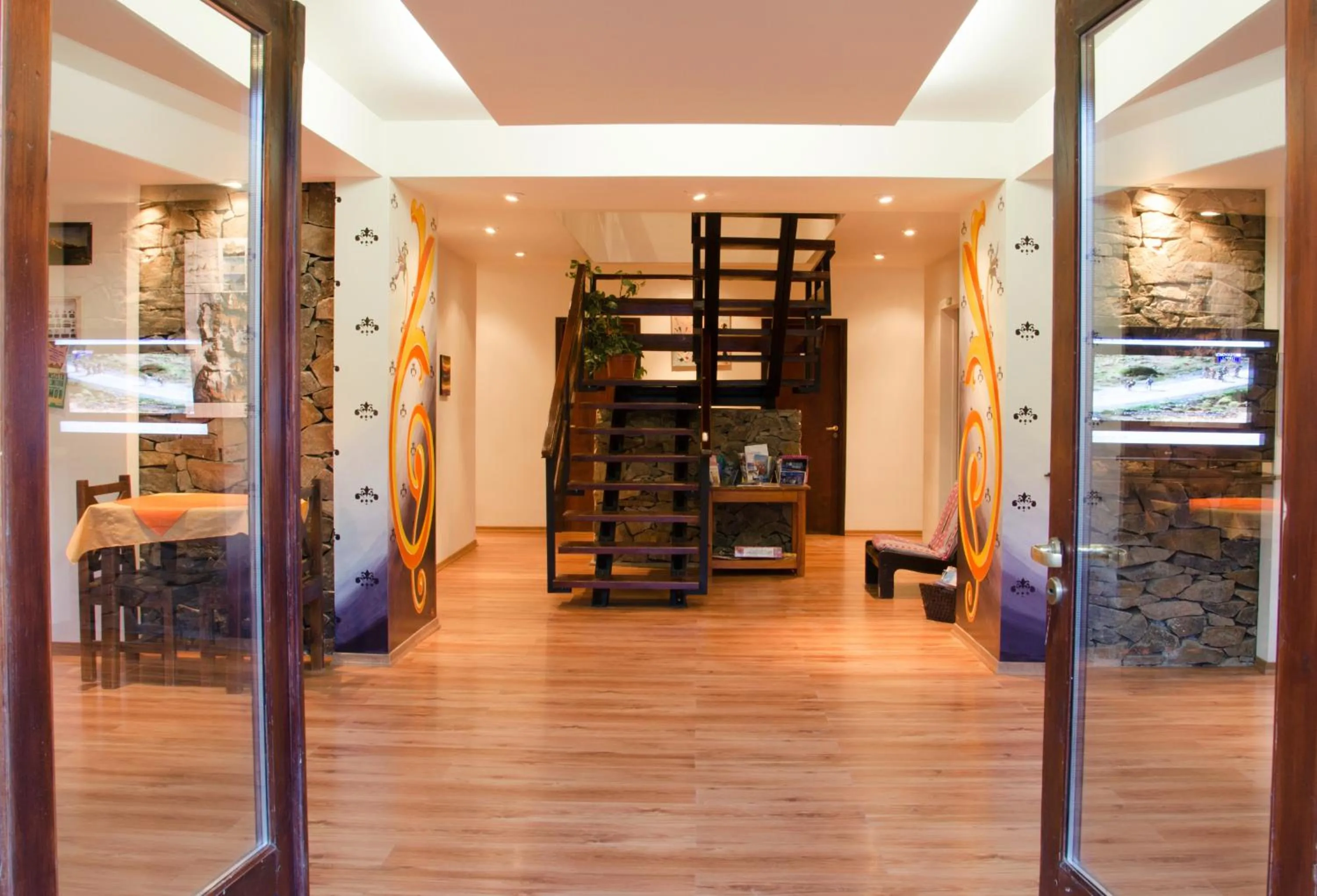 Lobby or reception in Hostería Los Gnomos