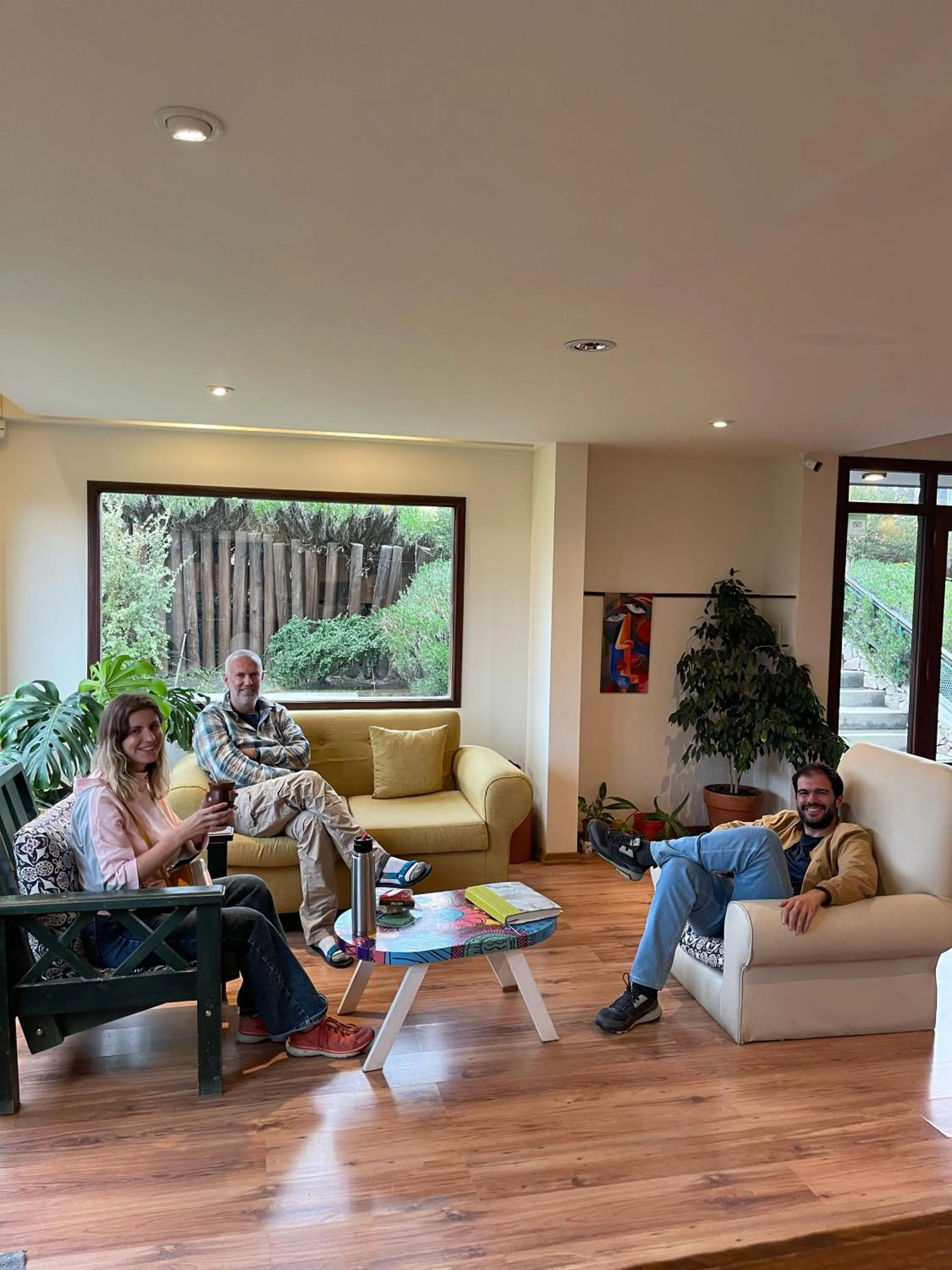 Living room in Hostería Los Gnomos