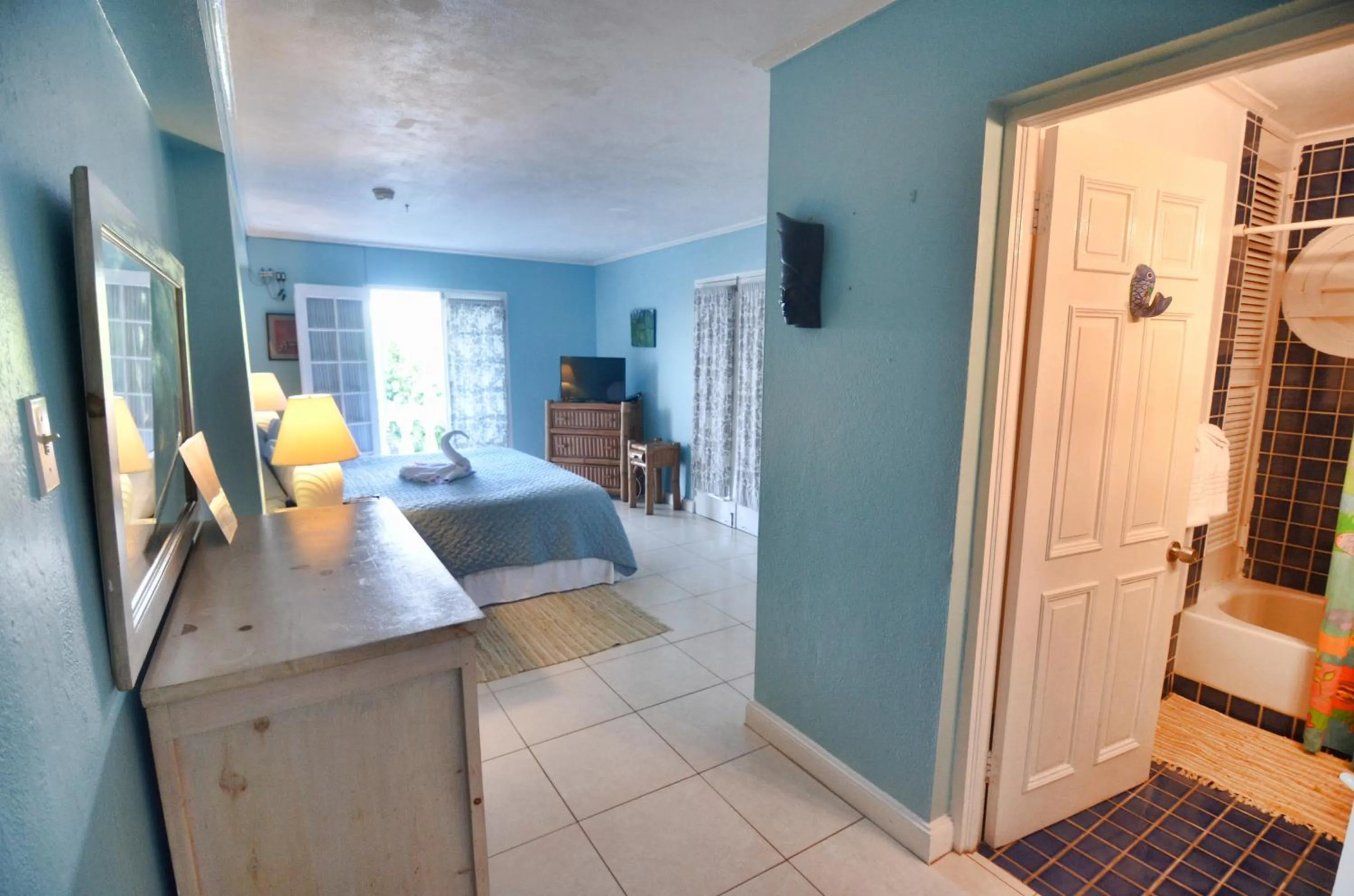 Bedroom, Bed in Moon San Villa at the Blue Lagoon