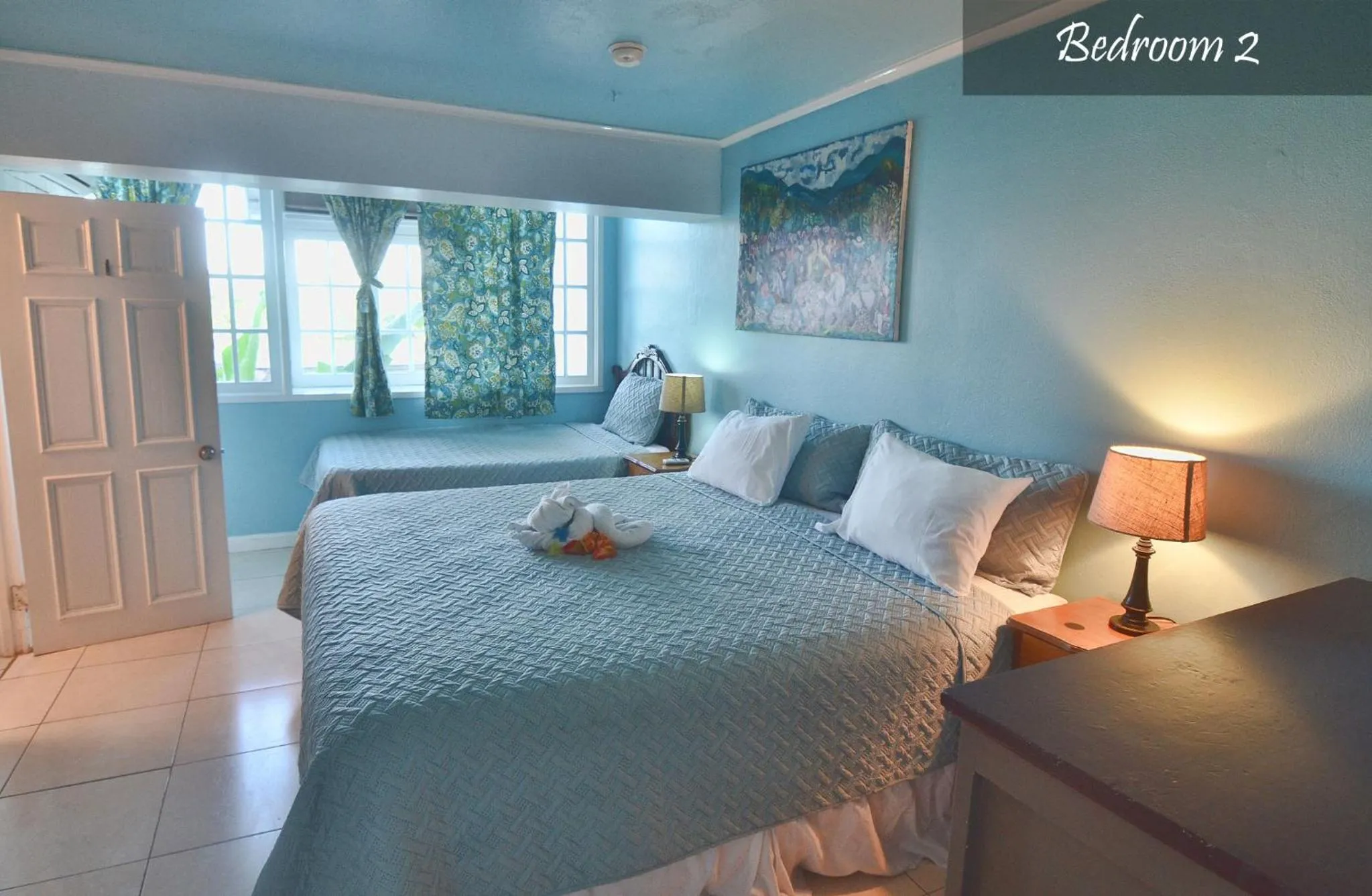 Bedroom, Bed in Moon San Villa at the Blue Lagoon