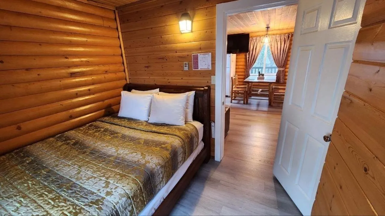 Bed in Mt. Revelstoke Alpine Chalets