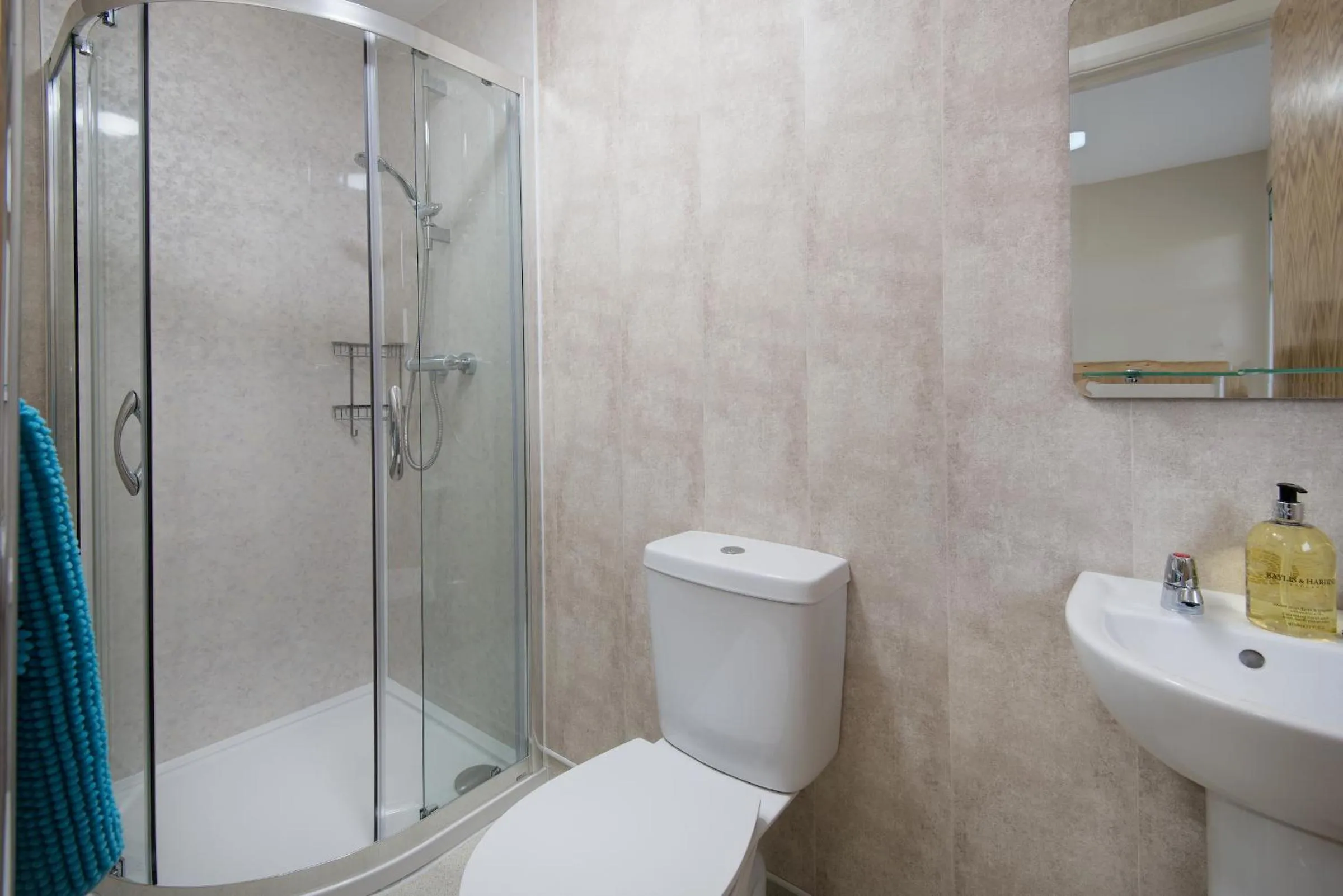 Shower in Brown Rigg Guest Rooms