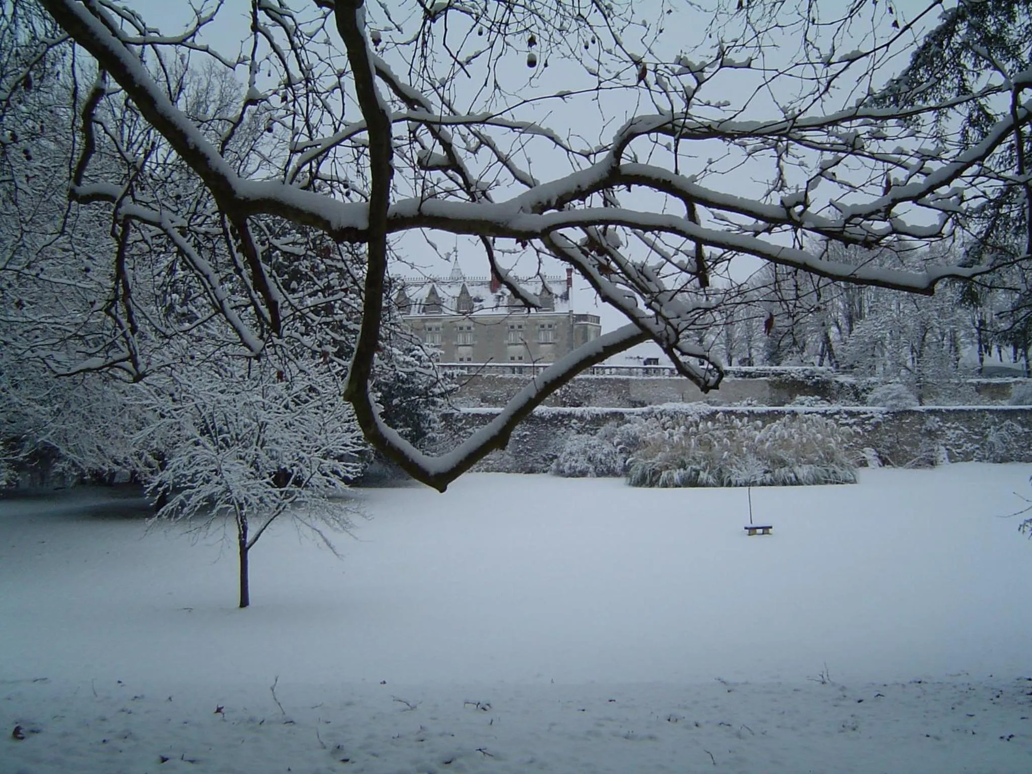 Winter in Chateau de Vaugrignon - Beer Spa