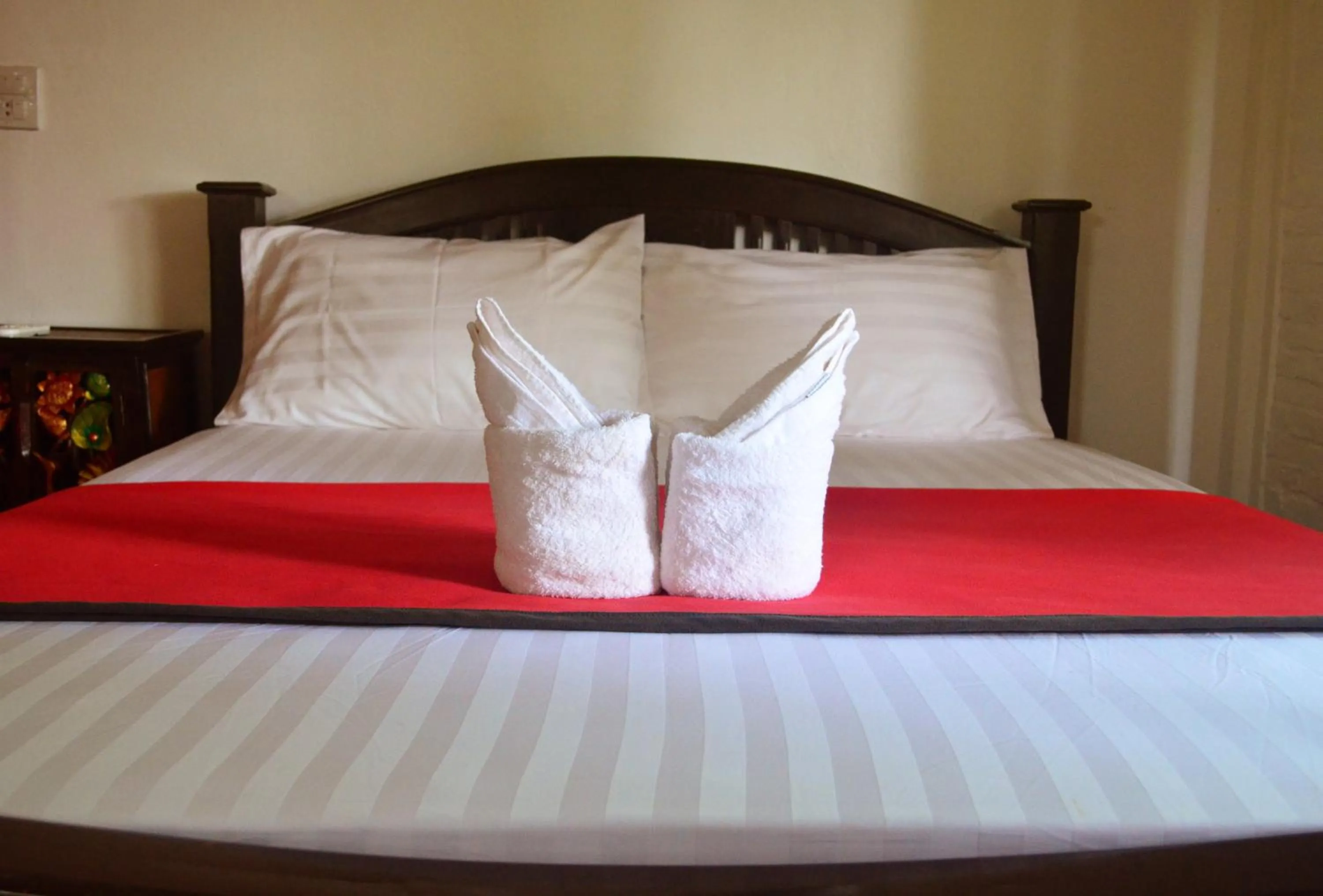 Bed in Moradok Thai Guesthouse