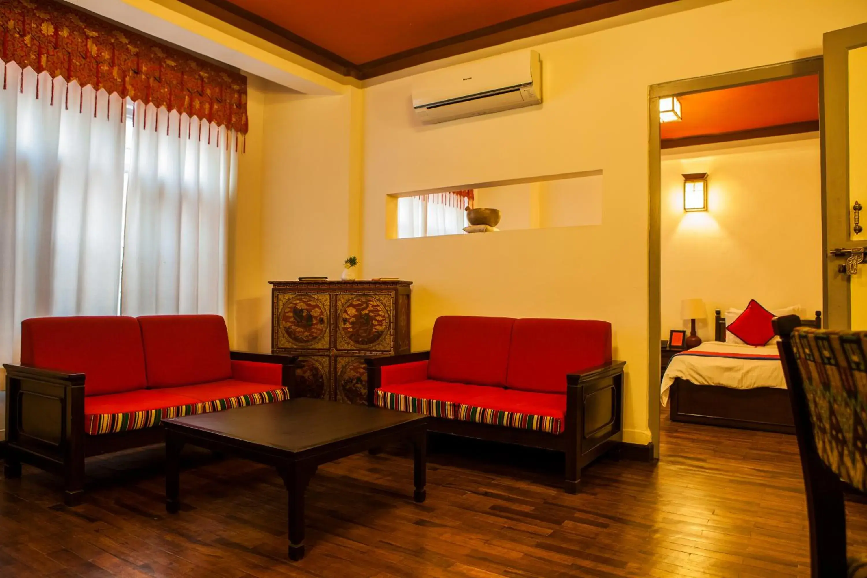 Seating area, Bed in Shambaling Boutique Hotel Seating area, Bed in Shambaling Boutique Hotel