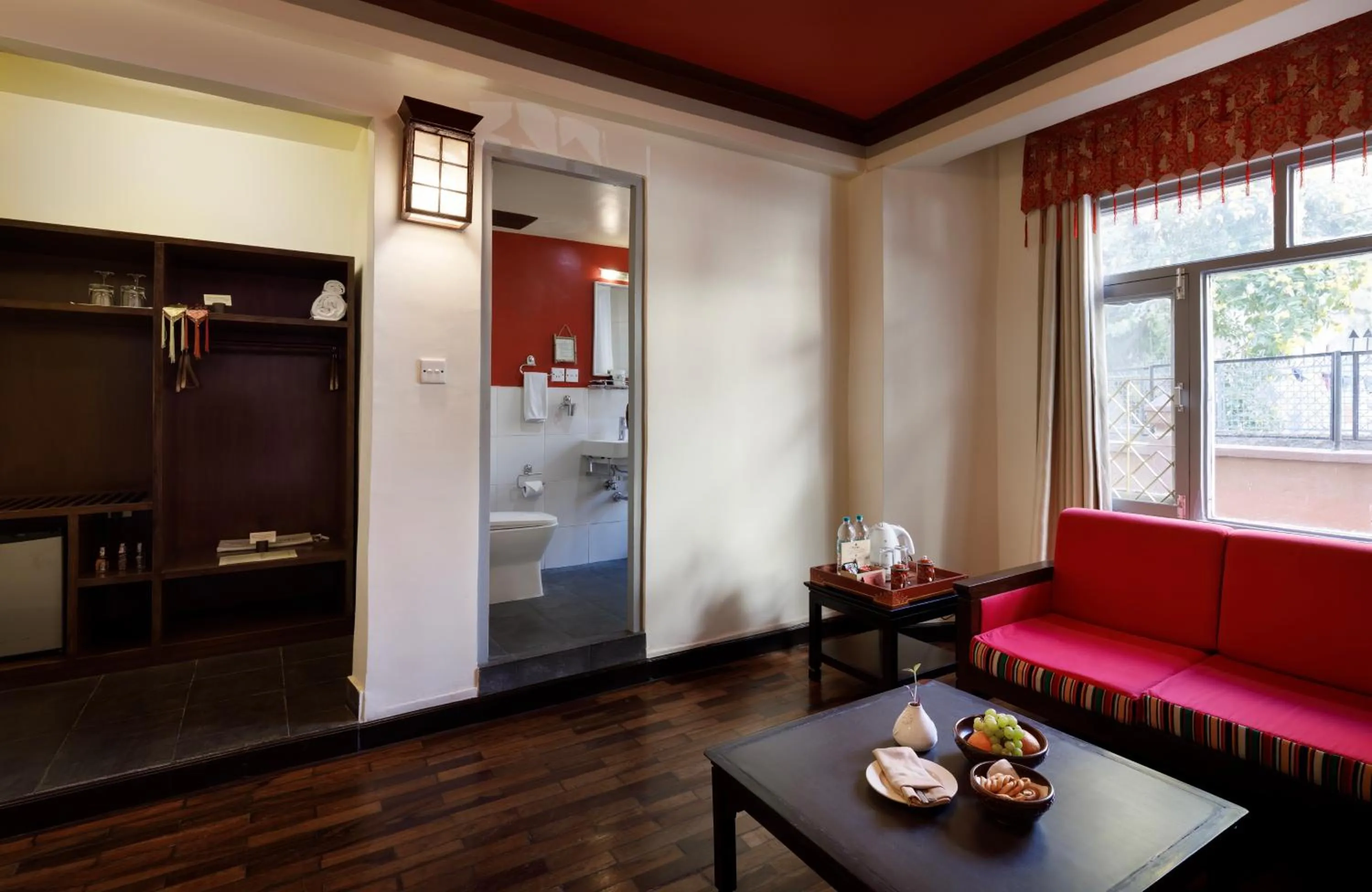 Seating area in Shambaling Boutique Hotel