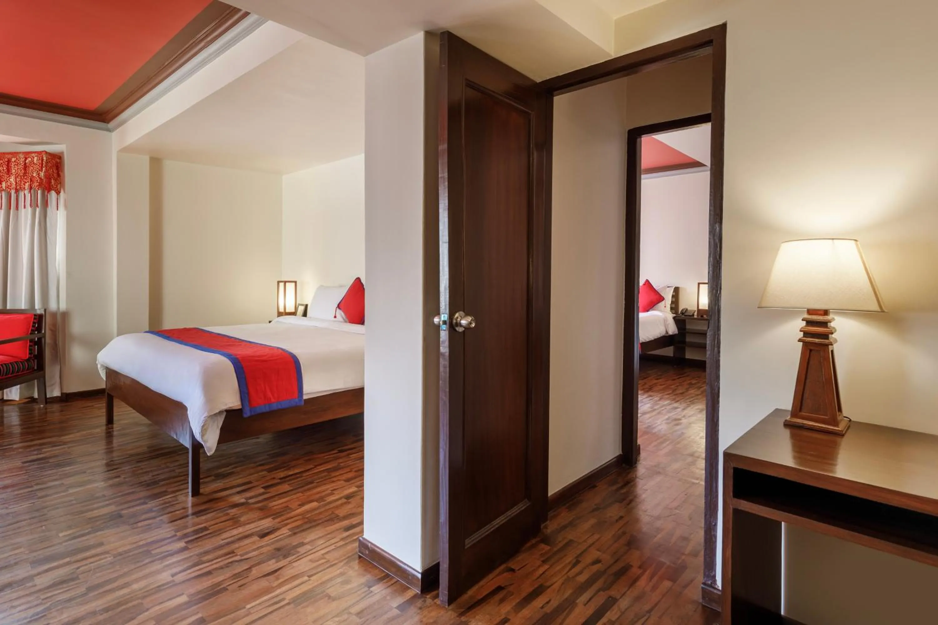 Bed in Shambaling Boutique Hotel