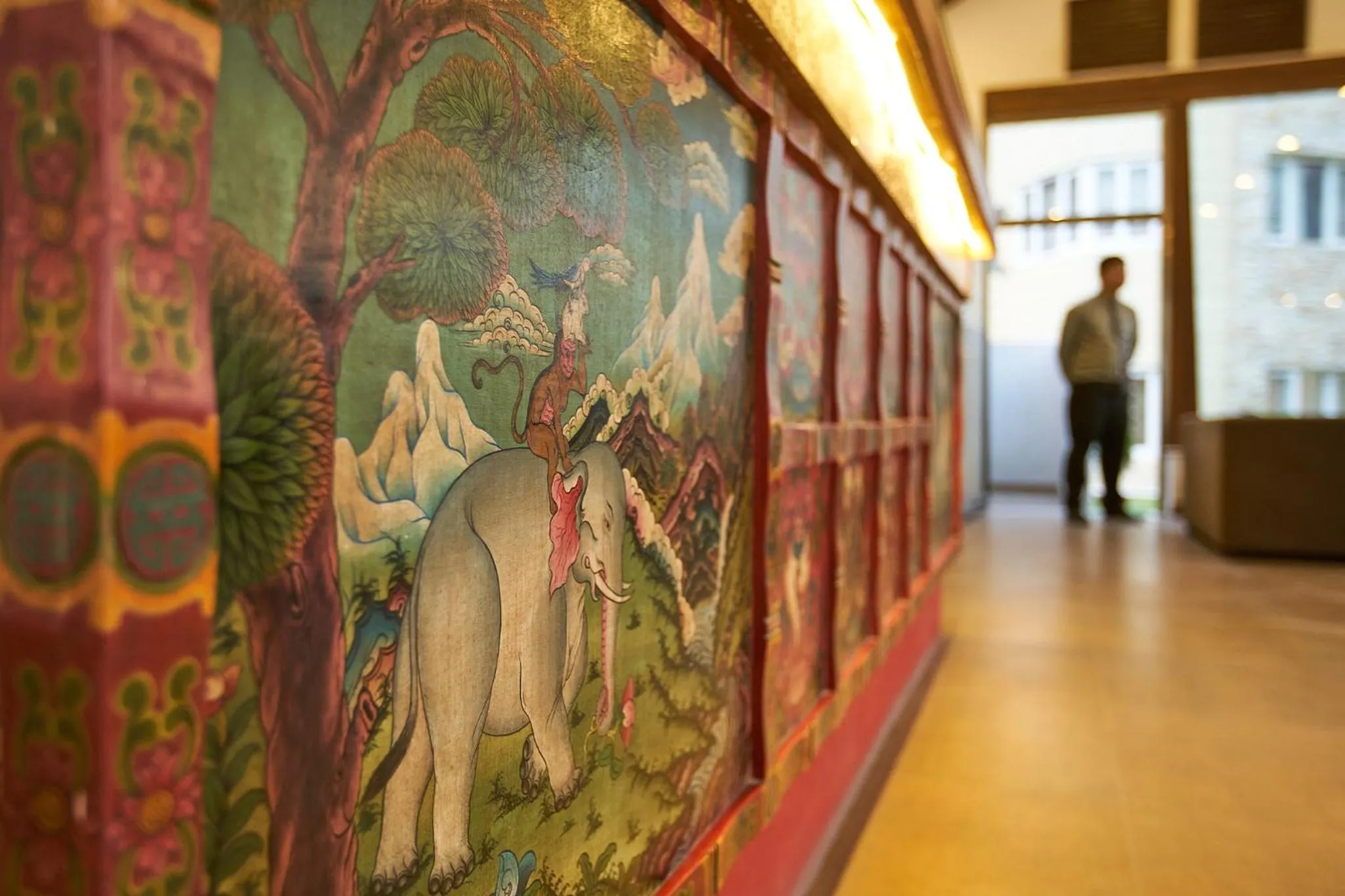 Decorative detail in Shambaling Boutique Hotel