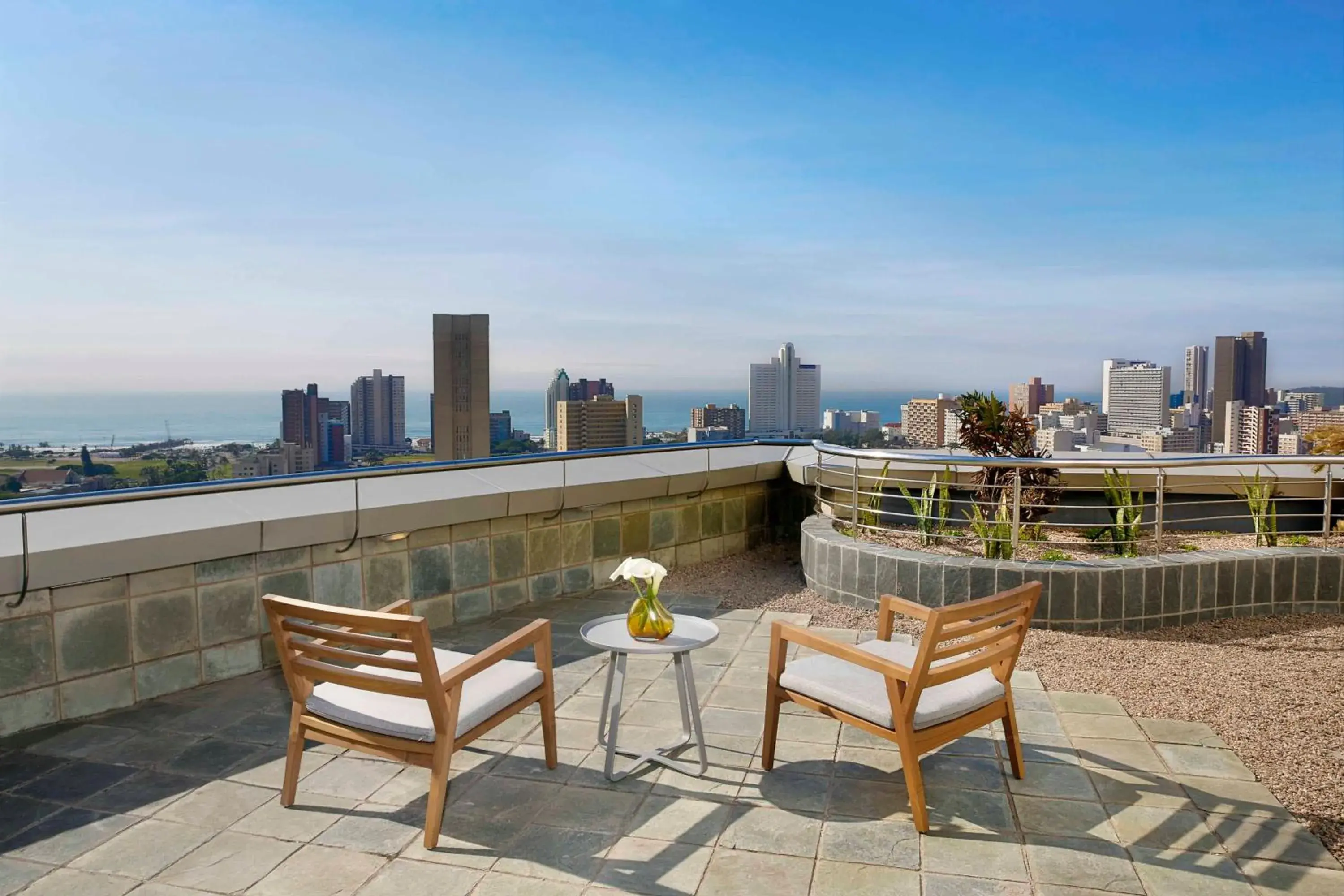 Balcony/Terrace in Hilton Durban Balcony/Terrace in Hilton Durban