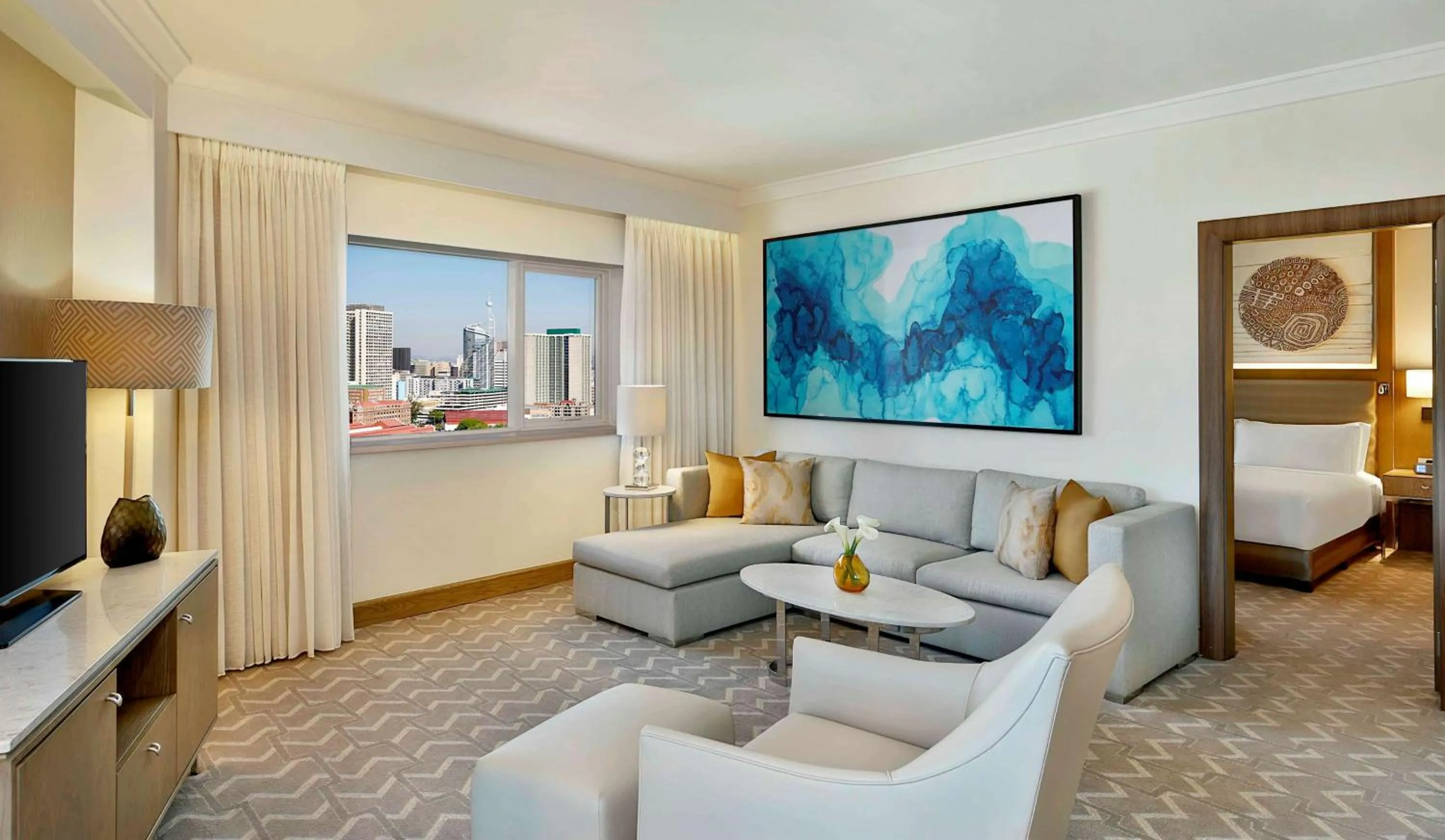 Living room in Hilton Durban