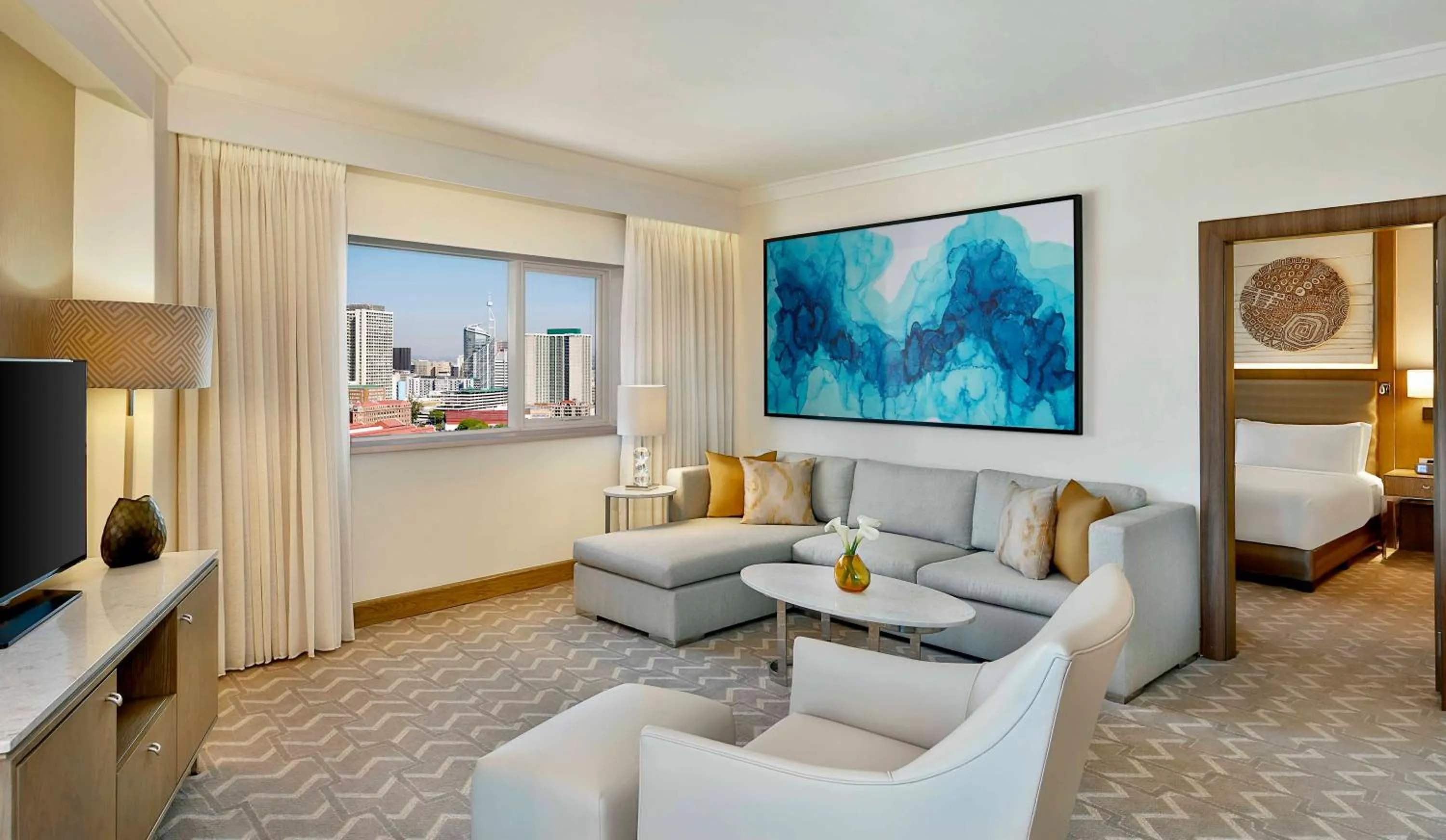 Living room in Hilton Durban