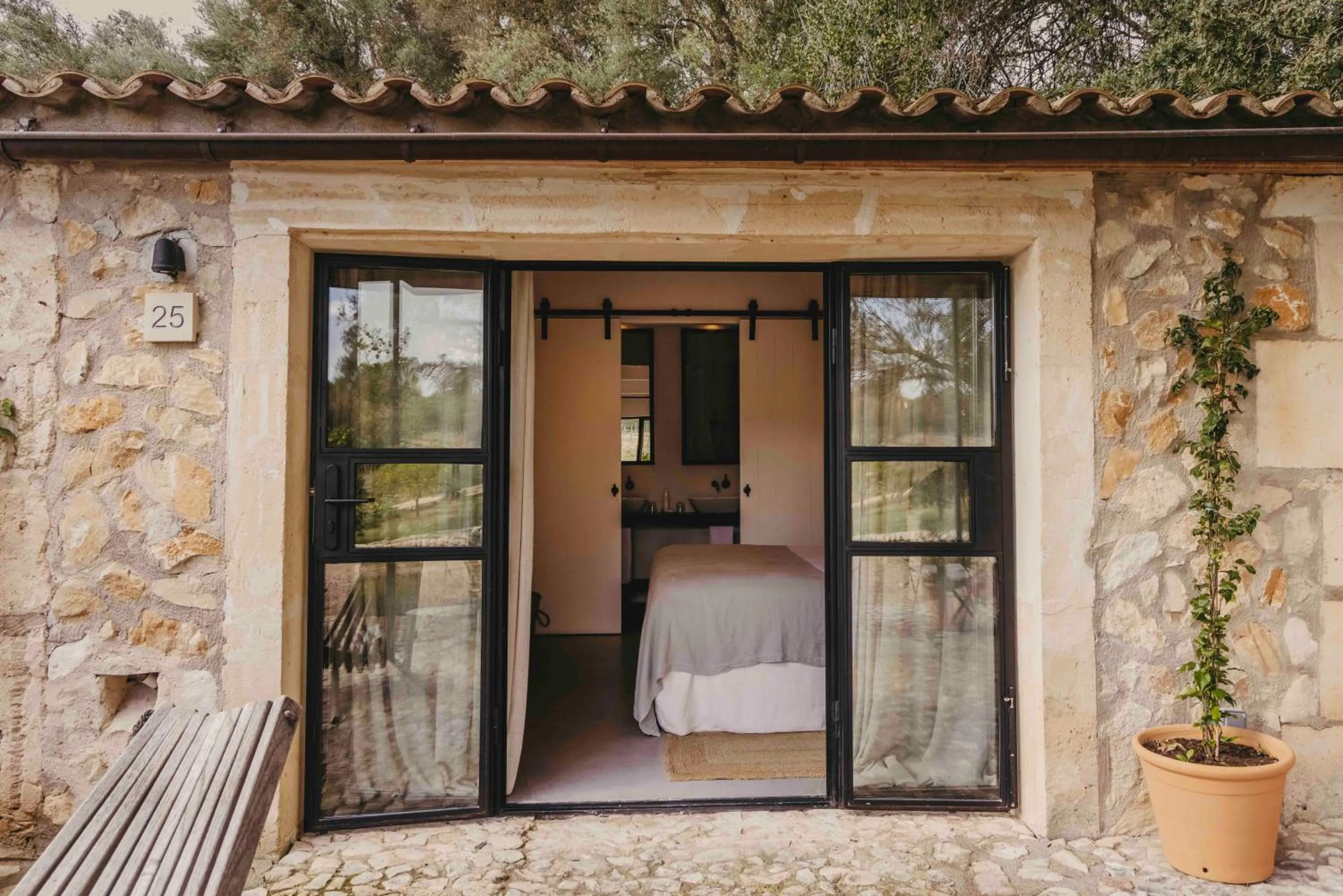 Photo of the whole room, Bed in Finca Serena Mallorca, Small Luxury Hotels