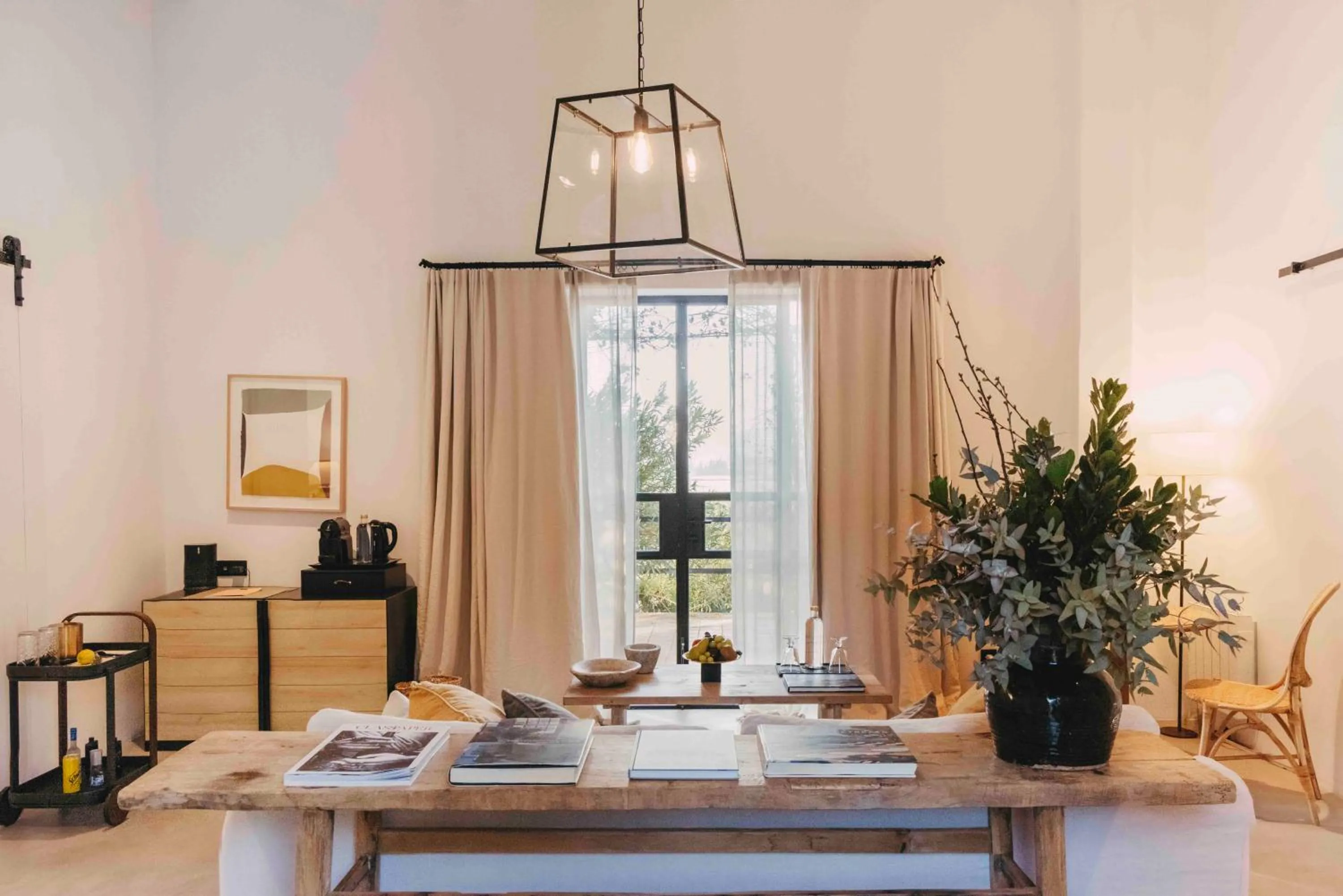 Living room in Finca Serena Mallorca, Small Luxury Hotels