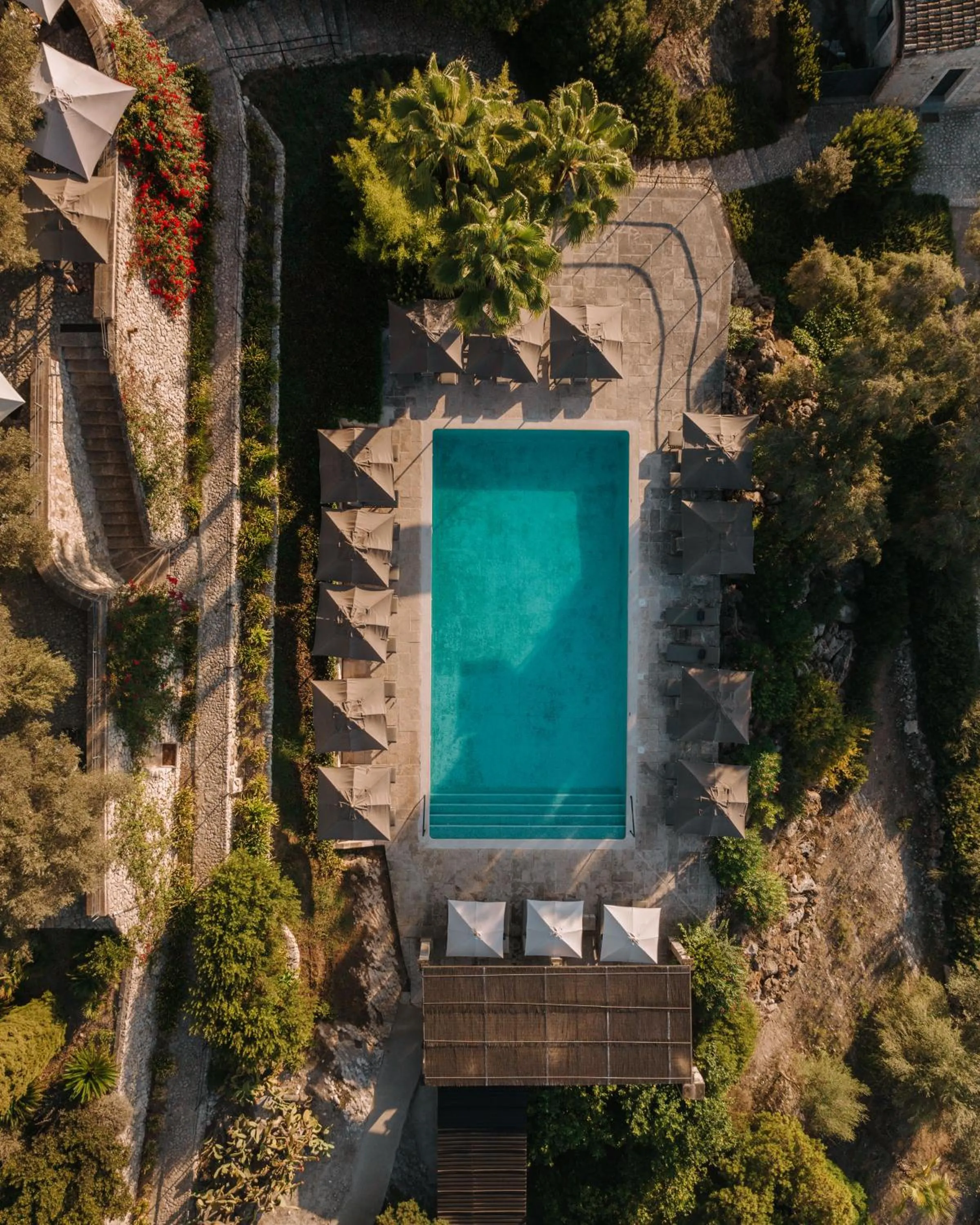 Swimming pool in Finca Serena Mallorca, Small Luxury Hotels