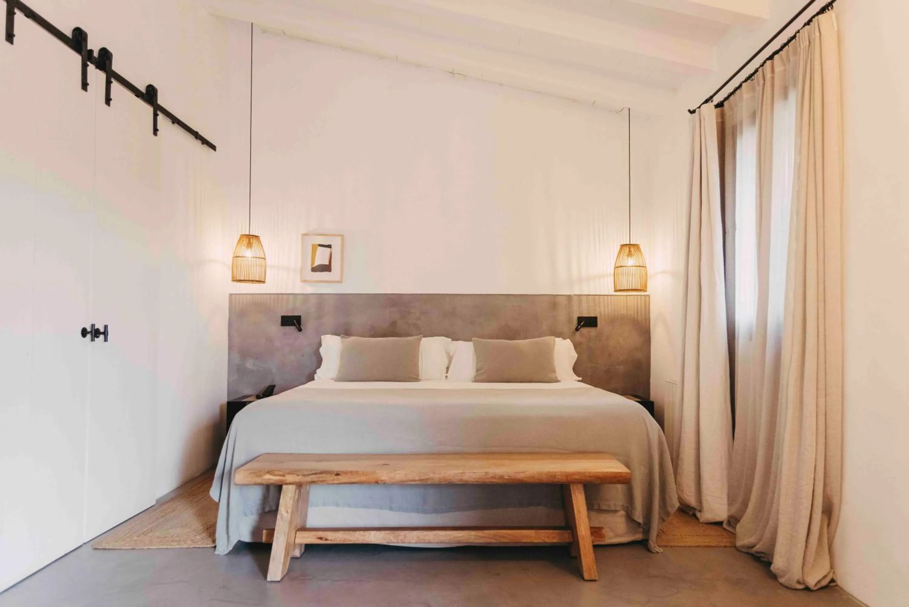 Bed in Finca Serena Mallorca, Small Luxury Hotels