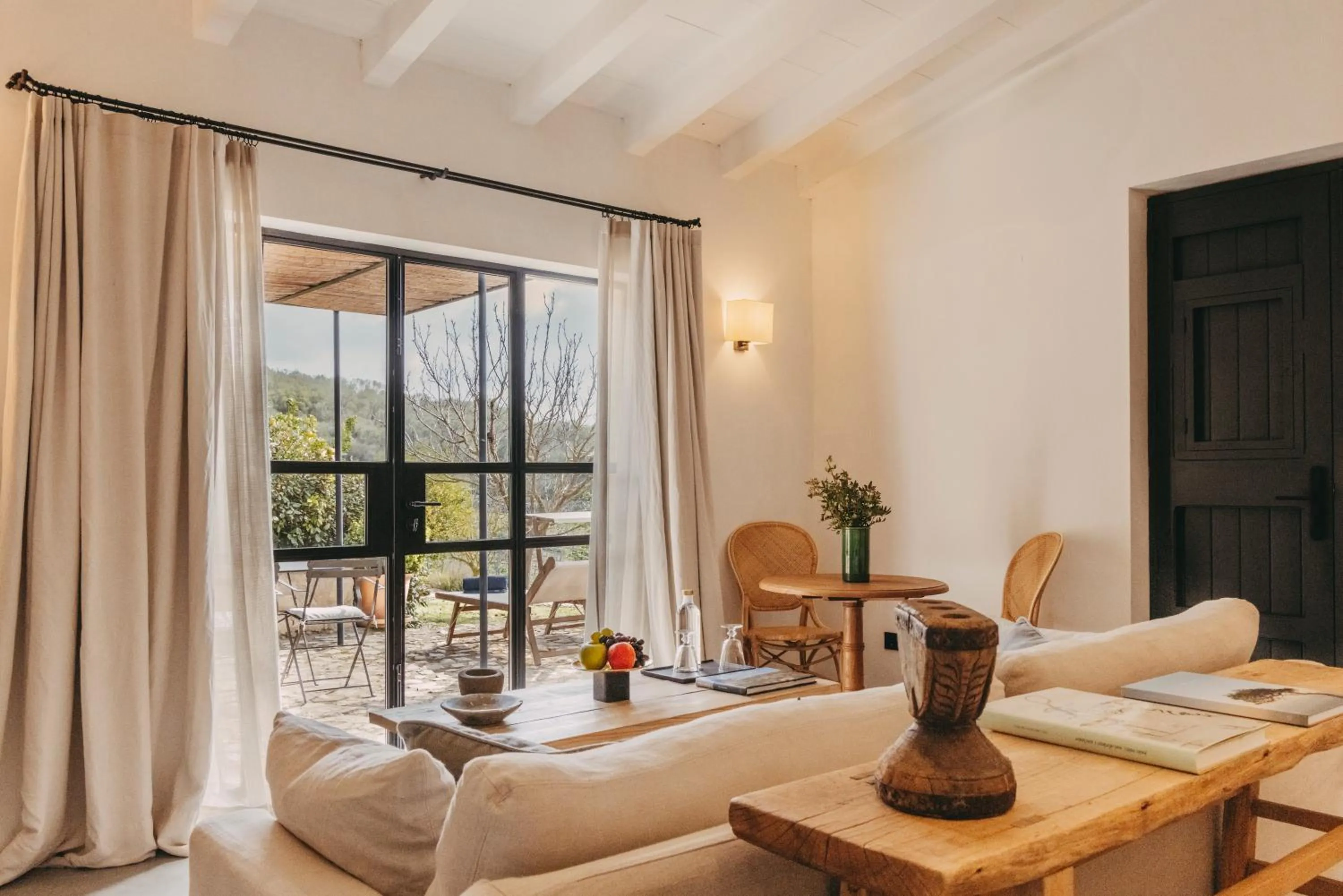 Seating area in Finca Serena Mallorca, Small Luxury Hotels