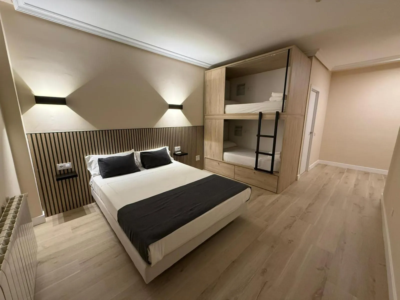 Bed in Hostal El Cruce