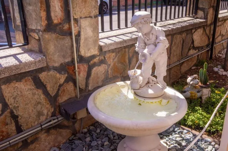 Patio in Hostal El Cruce