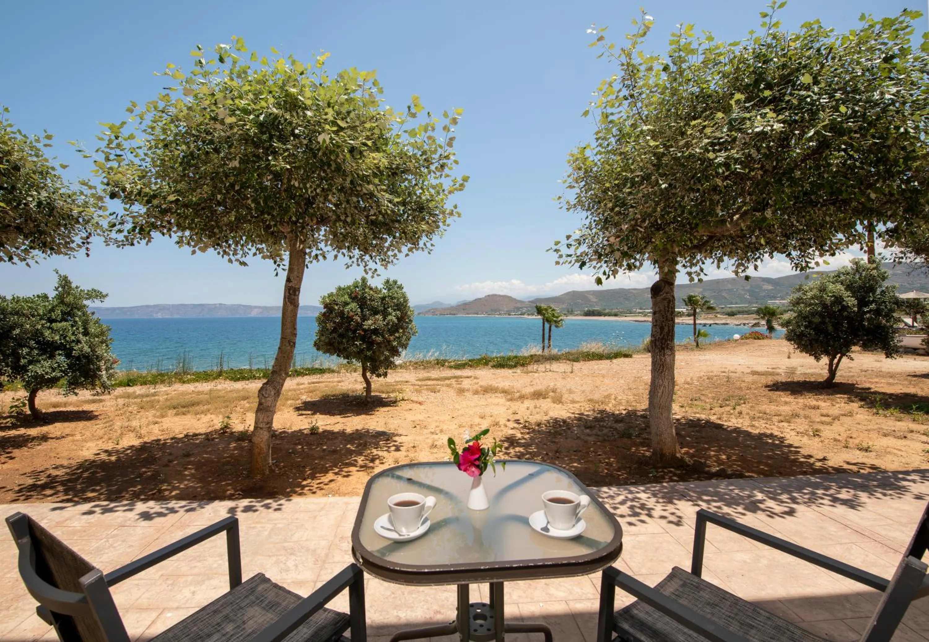 Natural landscape in Balos Beach
