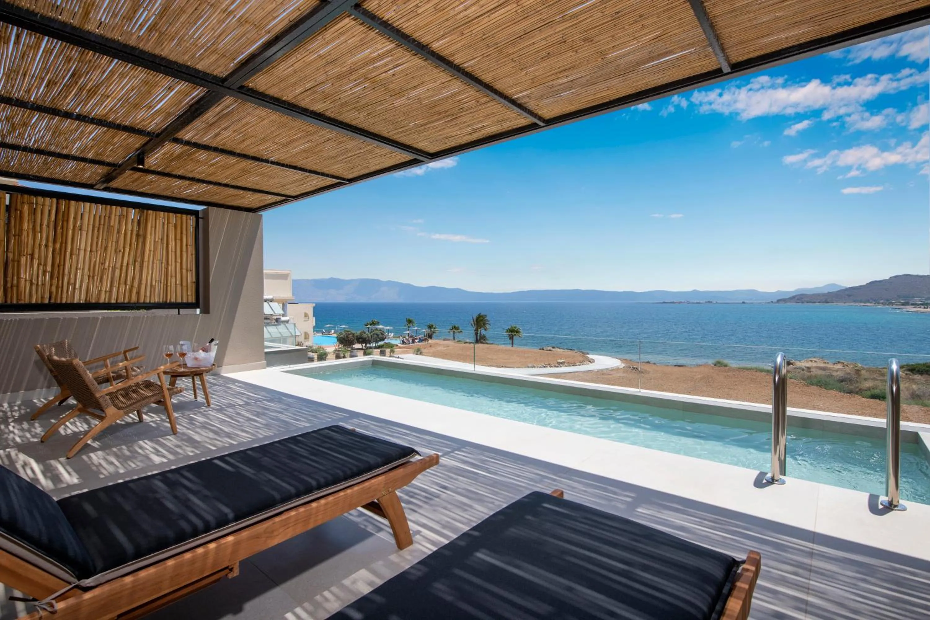 Natural landscape in Balos Beach