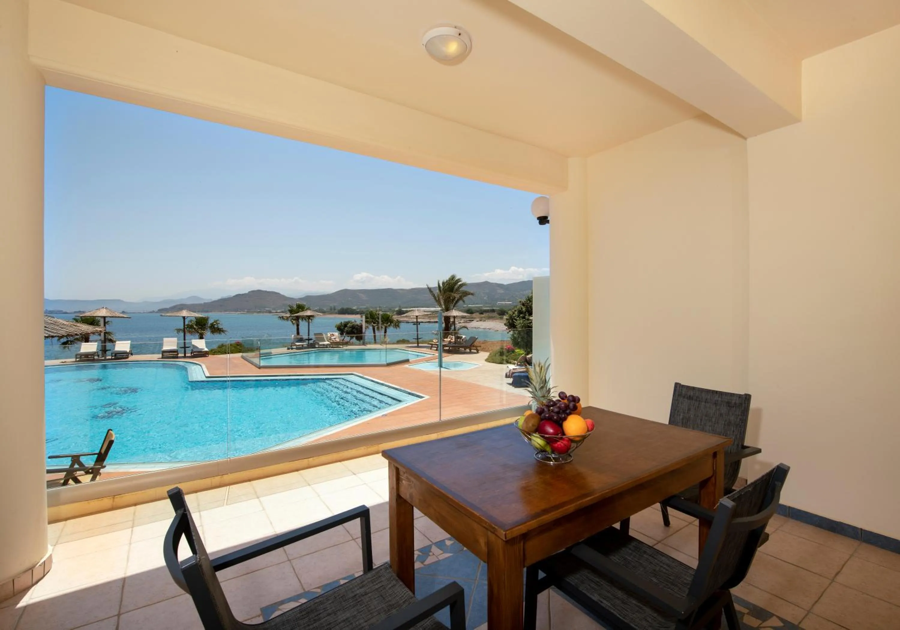 Pool view in Balos Beach