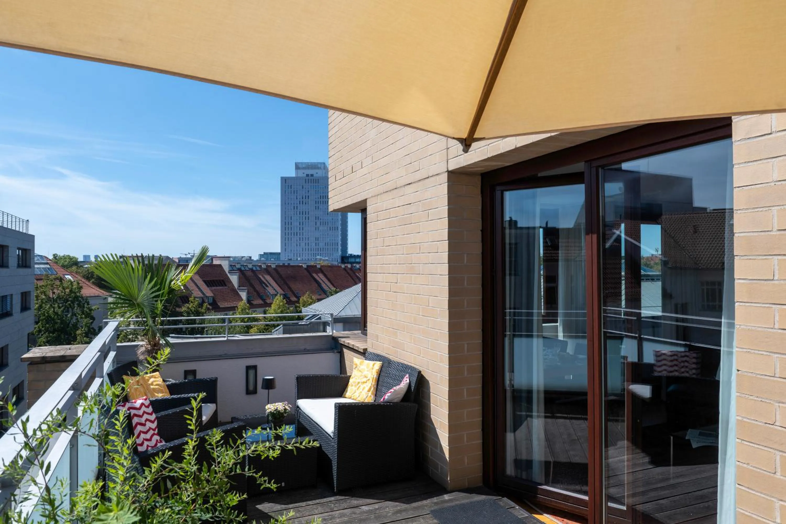 Balcony/Terrace in Hotel Aquino Berlin