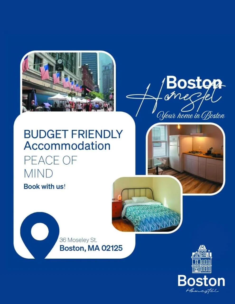 Logo/Certificate/Sign in Boston Homestel