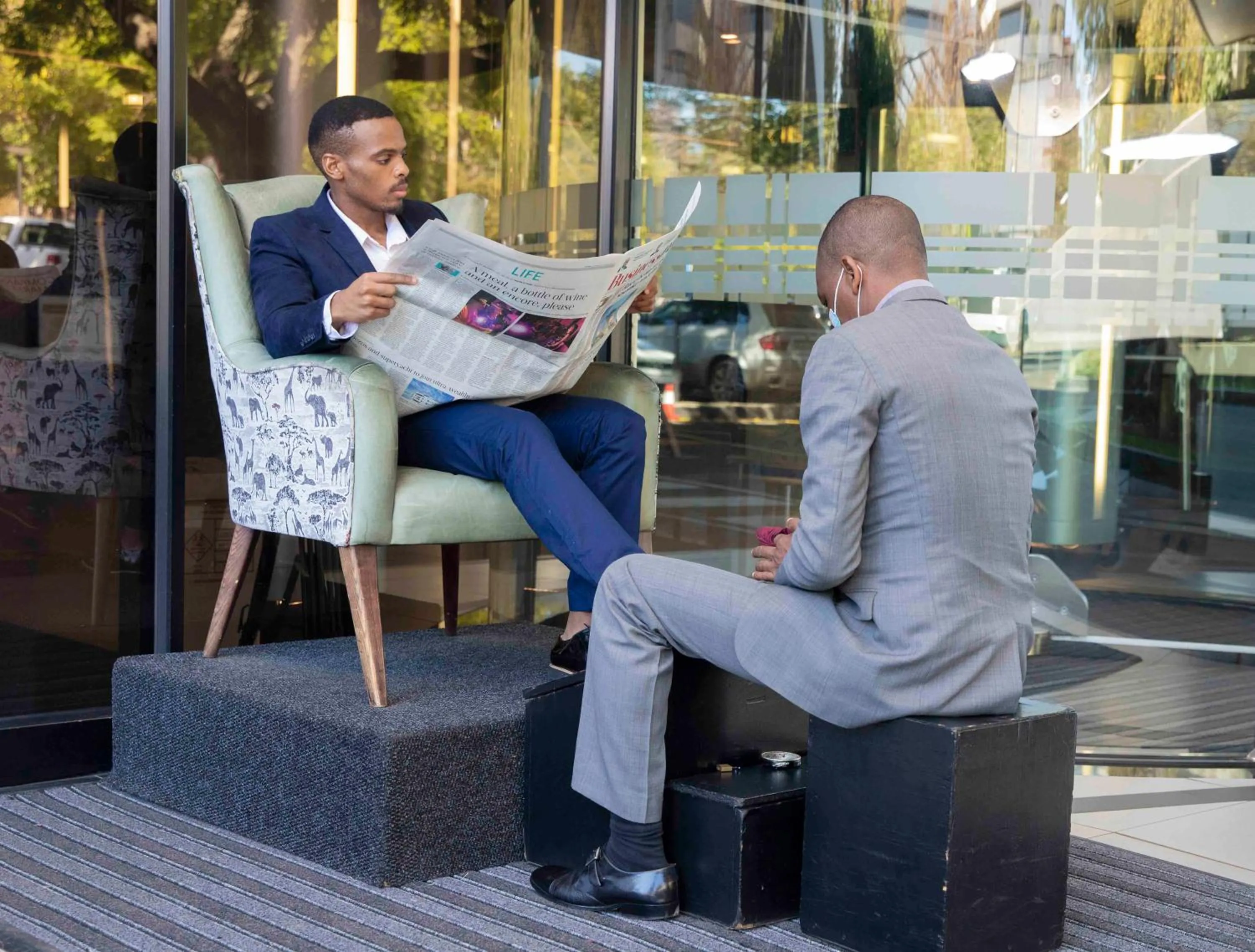 Staff in The Maslow Hotel, Sandton