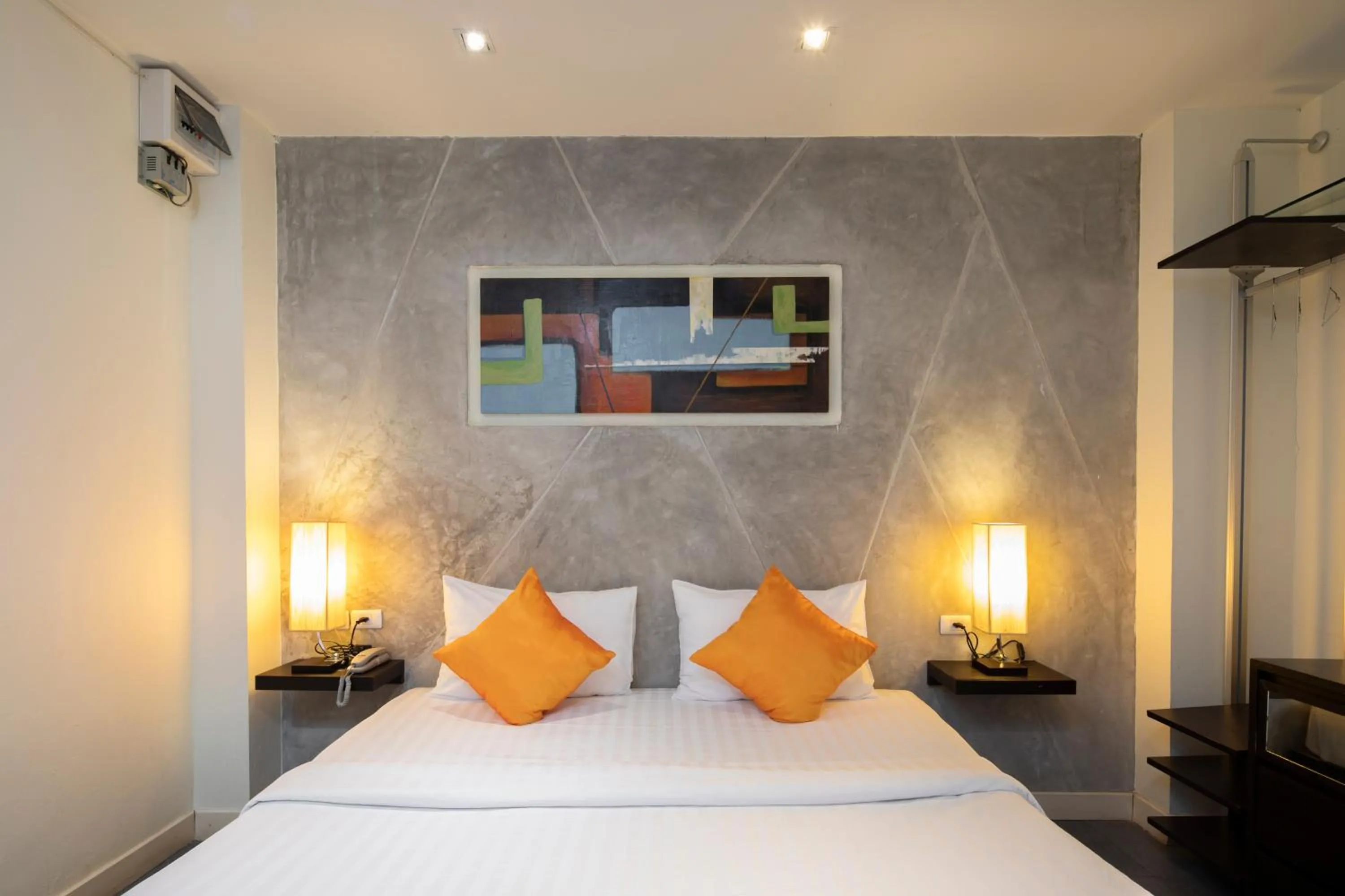 Bedroom, Bed in @ Border Hotel, Aranyaprateth