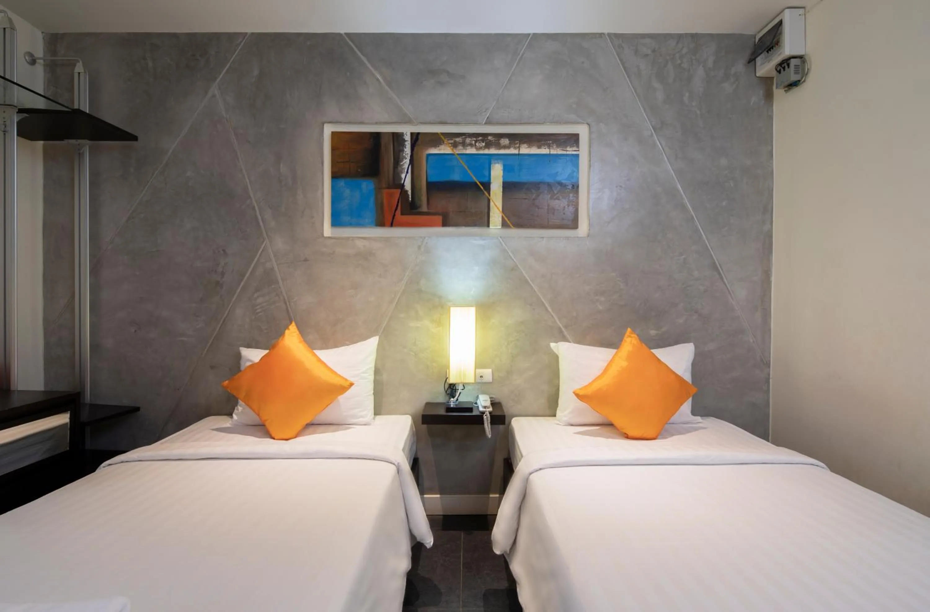 Bedroom, Bed in @ Border Hotel, Aranyaprateth