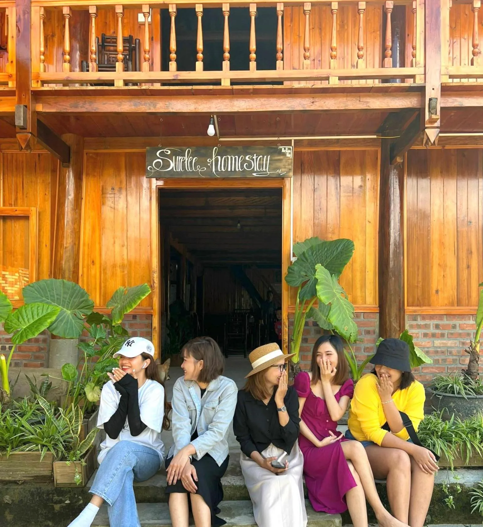 group of guests in Surelee Homestay