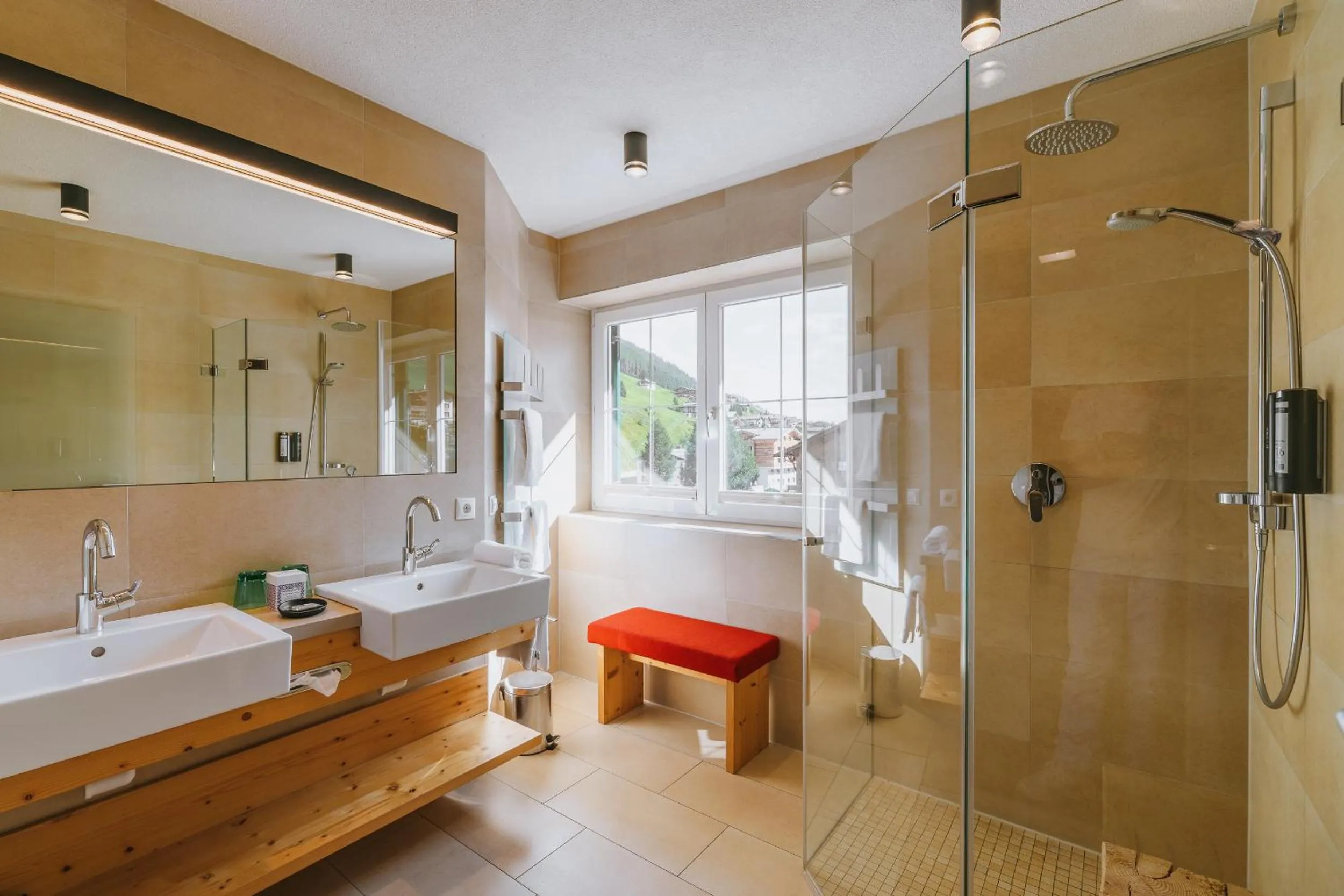 Bathroom in Anthony´s Alpin Hotel Garni