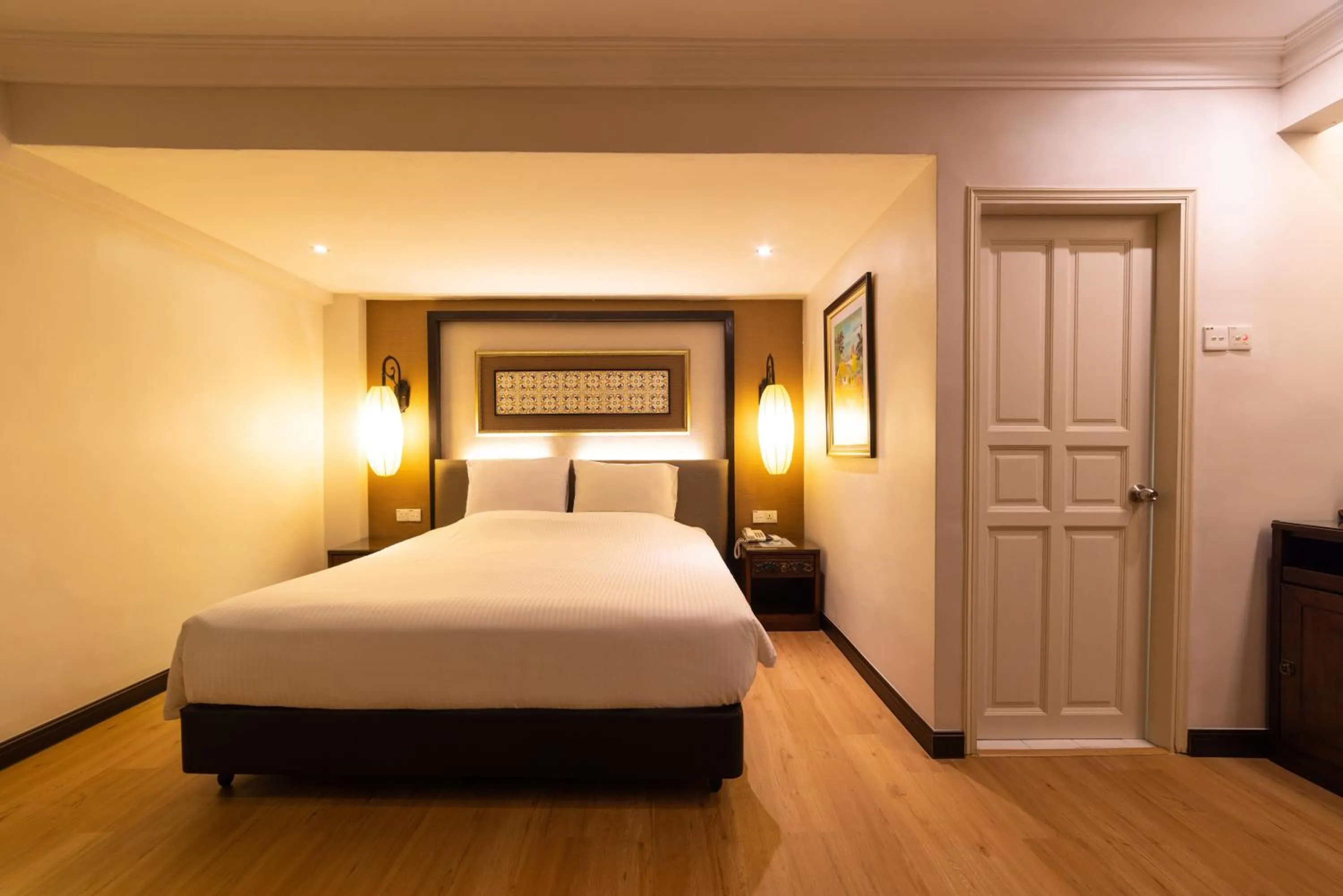 Bed in Hotel Puri Melaka