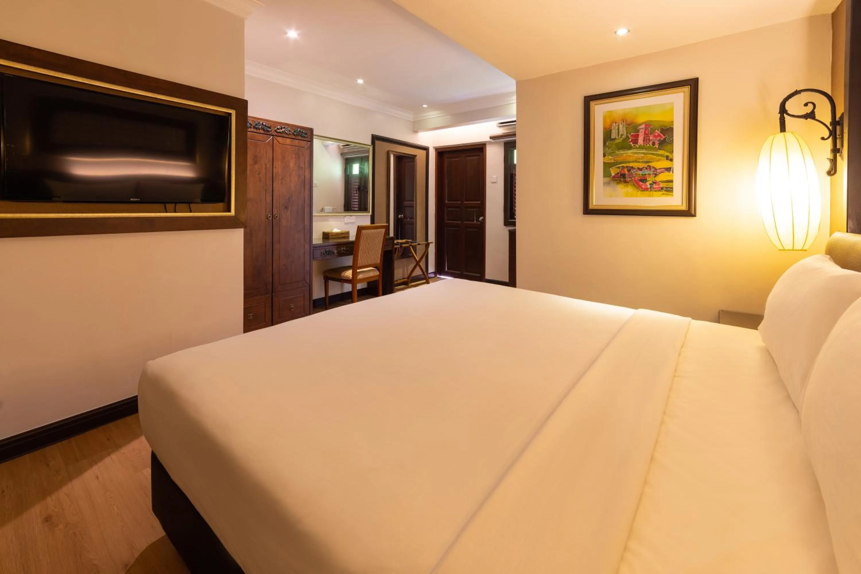 Bedroom, Bed in Hotel Puri Melaka