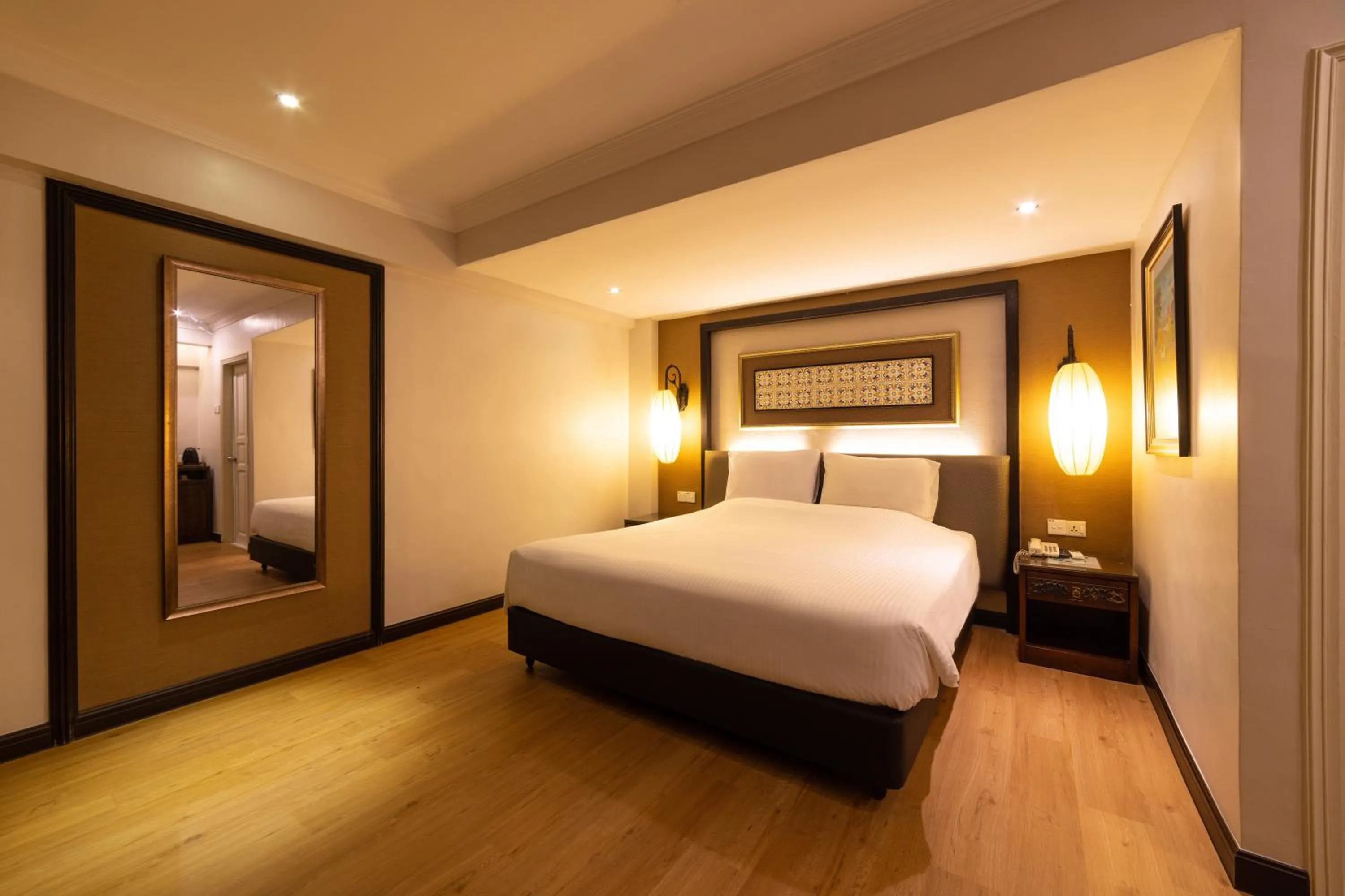 Bed in Hotel Puri Melaka