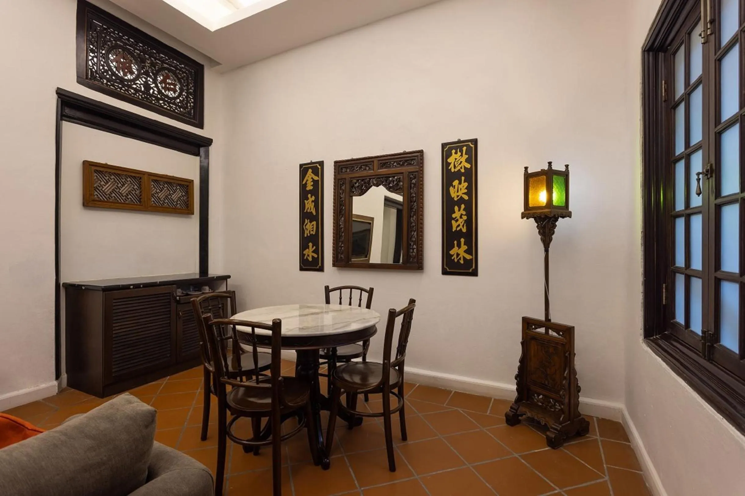 Dining area in Hotel Puri Melaka